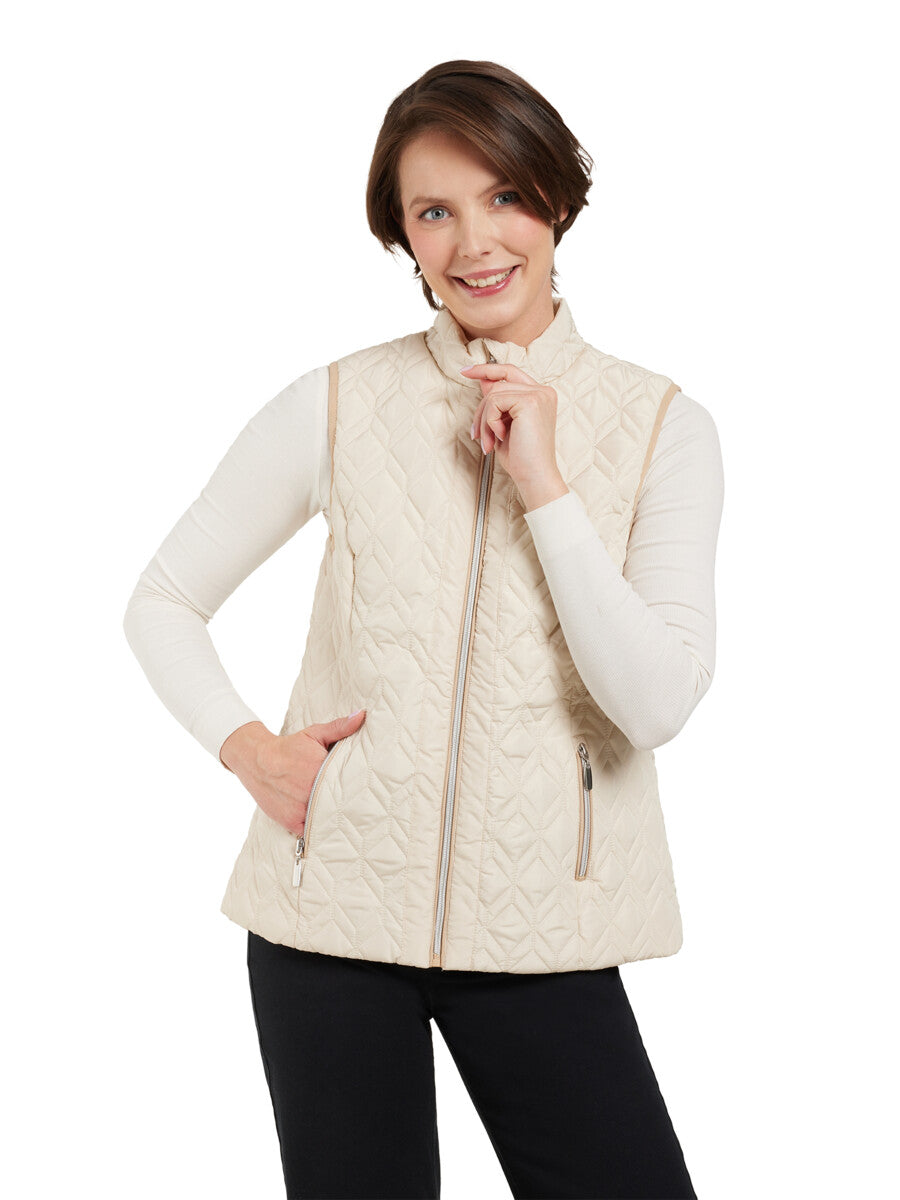 Quiltet vest
