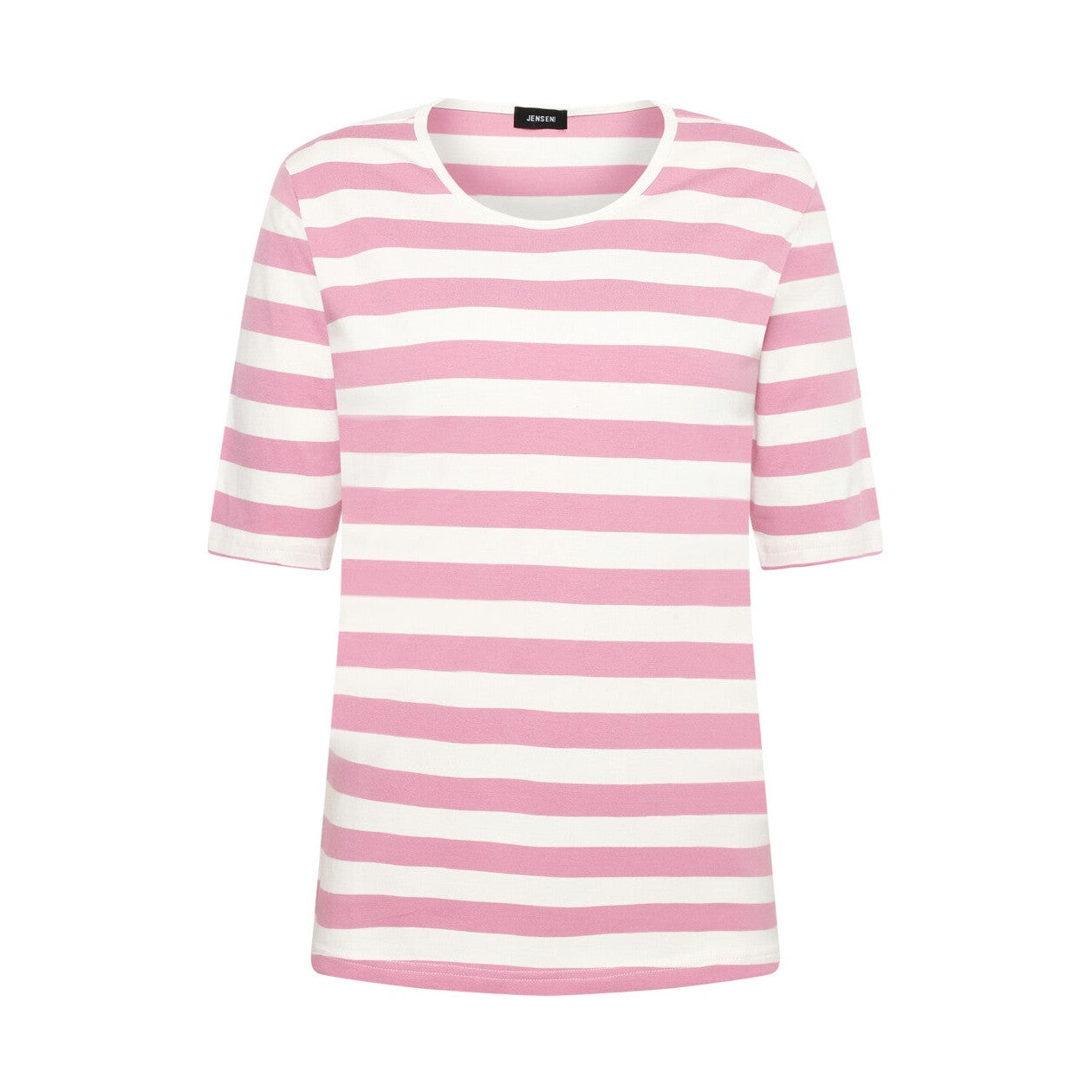 stribet T-shirt kort ærmer