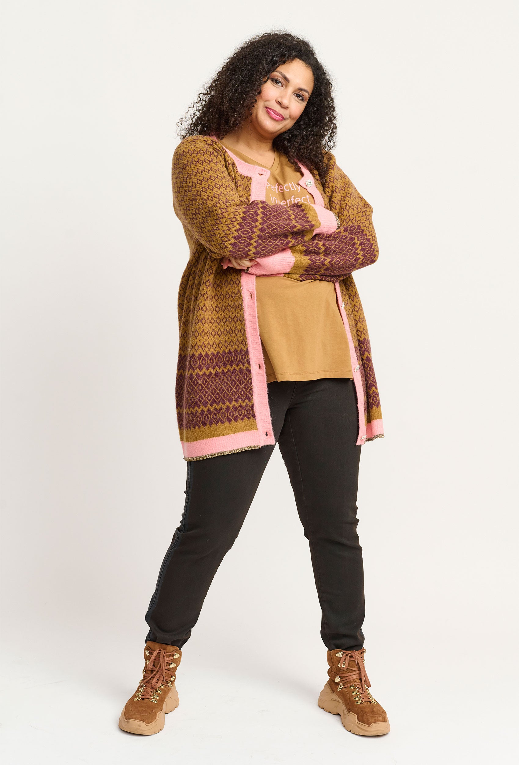 Adia AD Knit Cardigan 3380 Bronze Brown