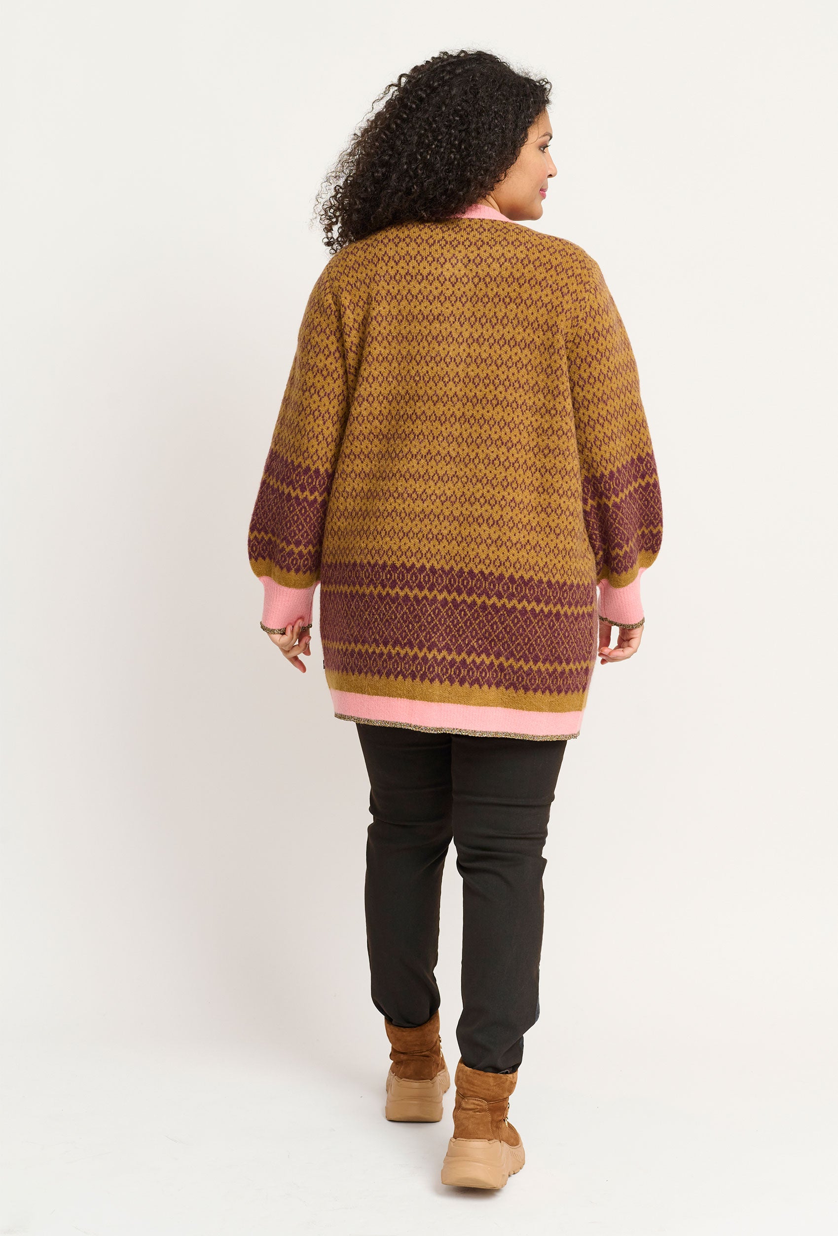 Adia AD Knit Cardigan 3380 Bronze Brown