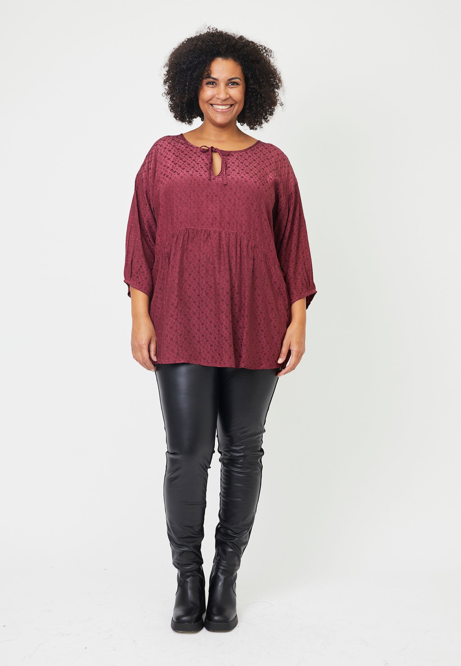 Adia ADAbbigale Bluser 5579 Burgundy