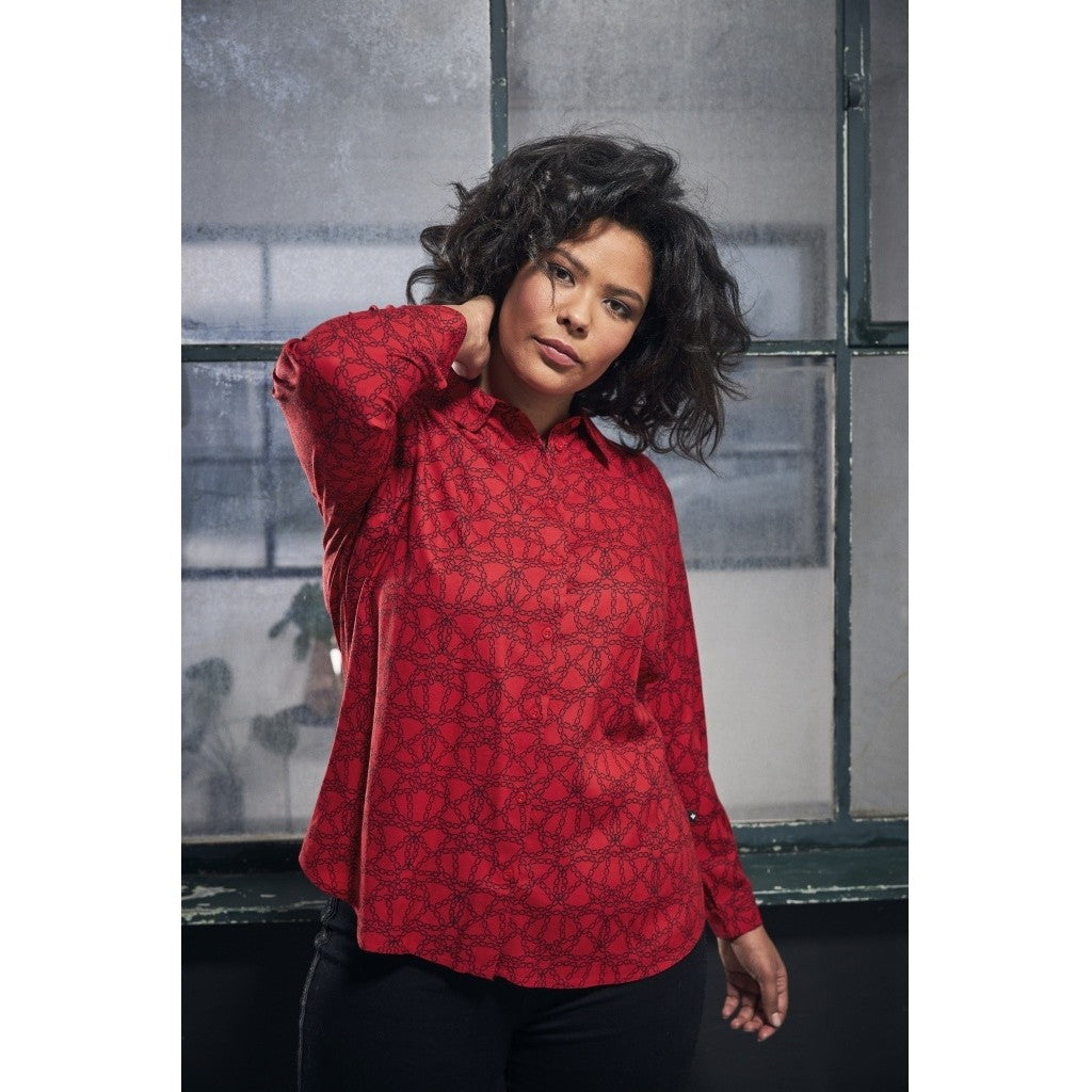 Adia ADAbby Skjortebluser 3514 Red Heart