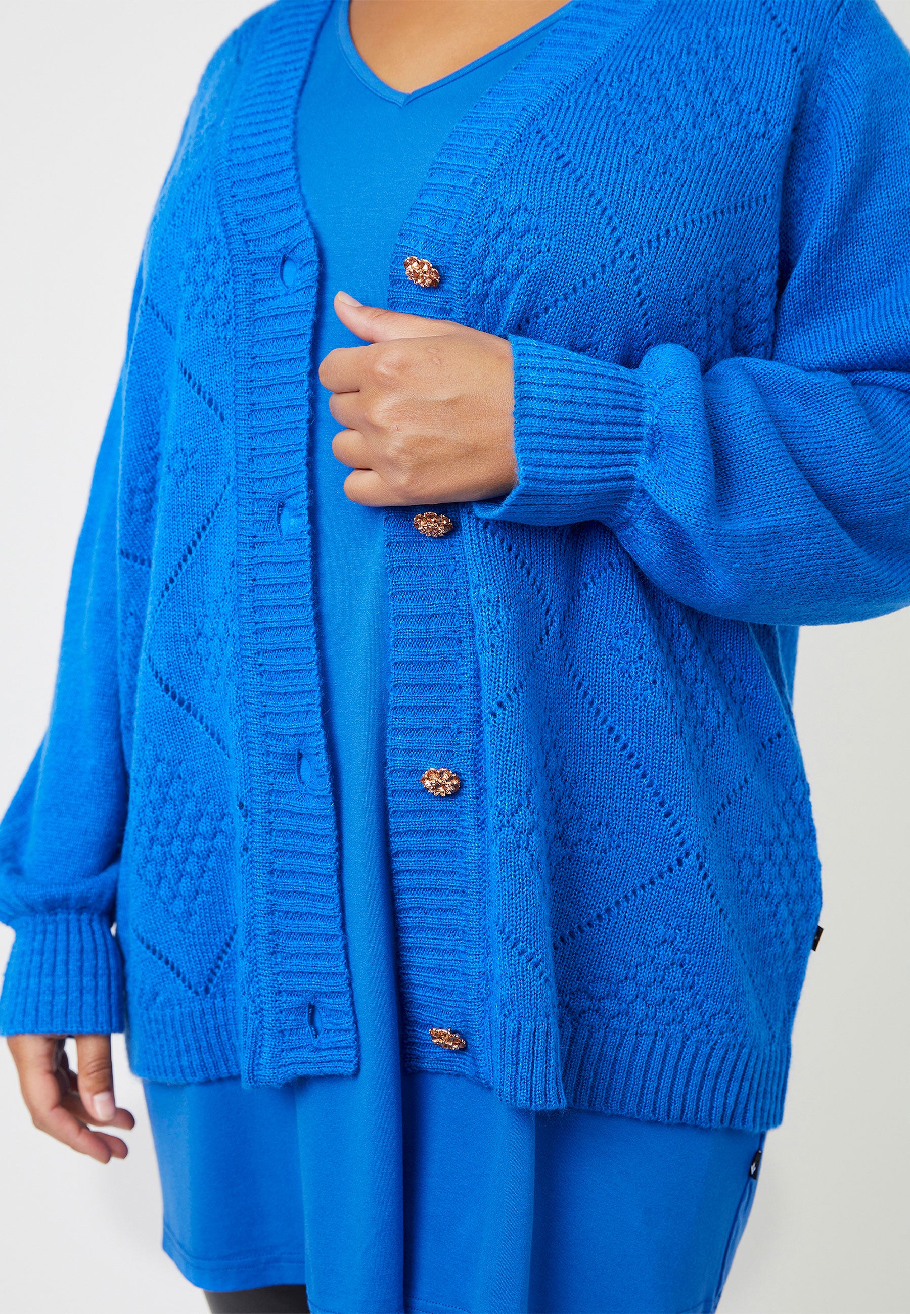 Adia ADAddison Knit Cardigan 4717 Princess Blue