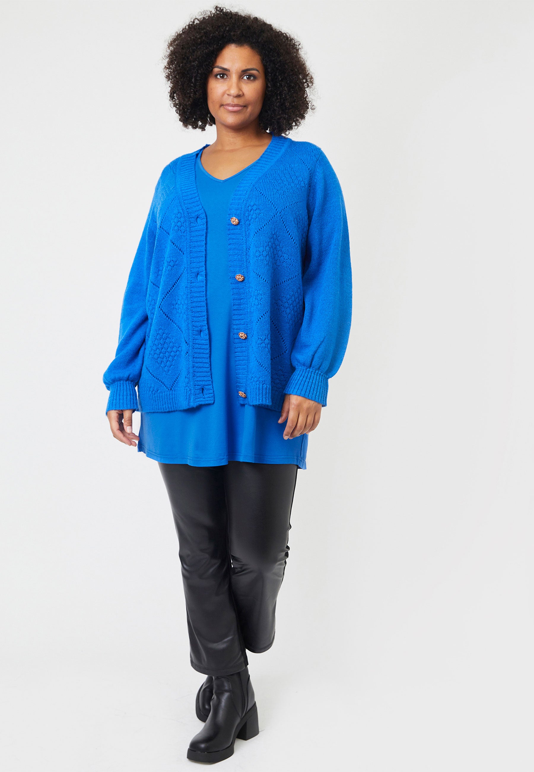 Adia ADAddison Knit Cardigan 4717 Princess Blue