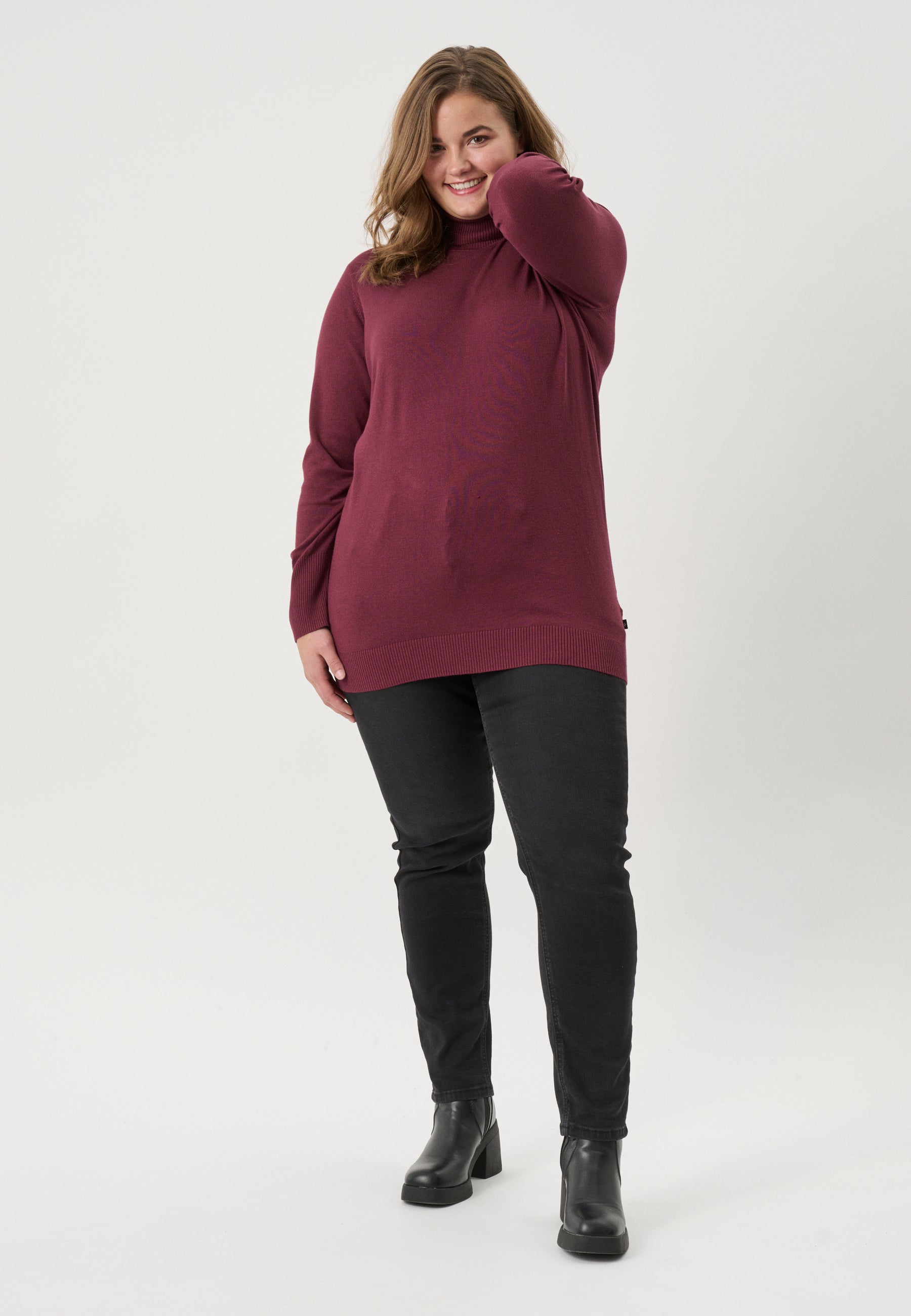 Adia ADAzelea Knit Pullover 2502 Wine Red