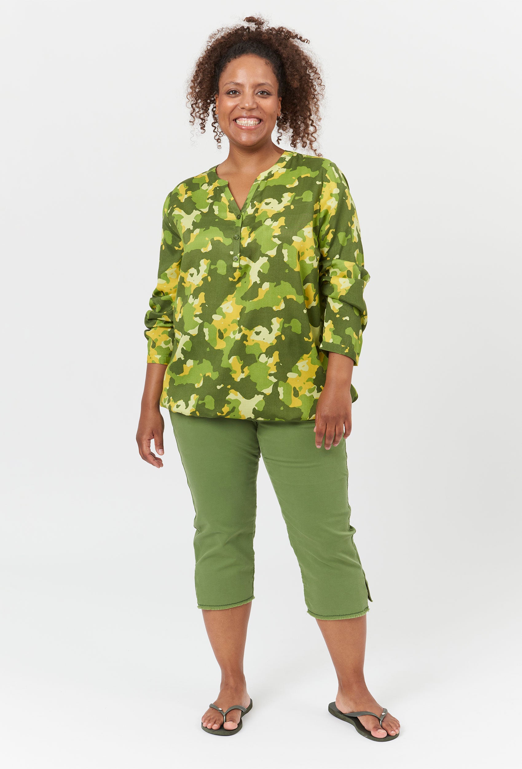 Adia ADBessie Bluser 5637 Pine Green