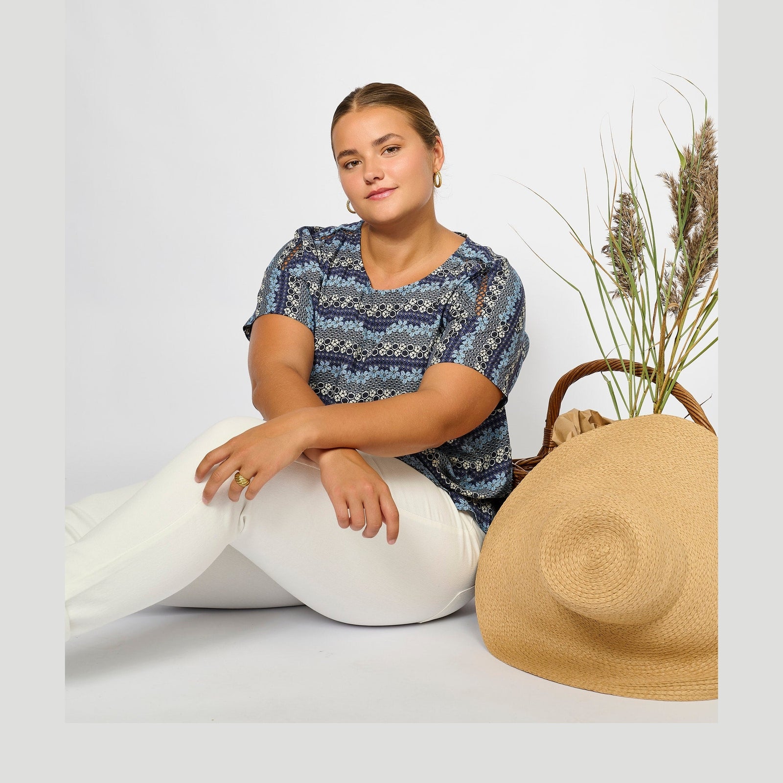 Adia ADCaroline Bluser 5999 NAVY BLUE