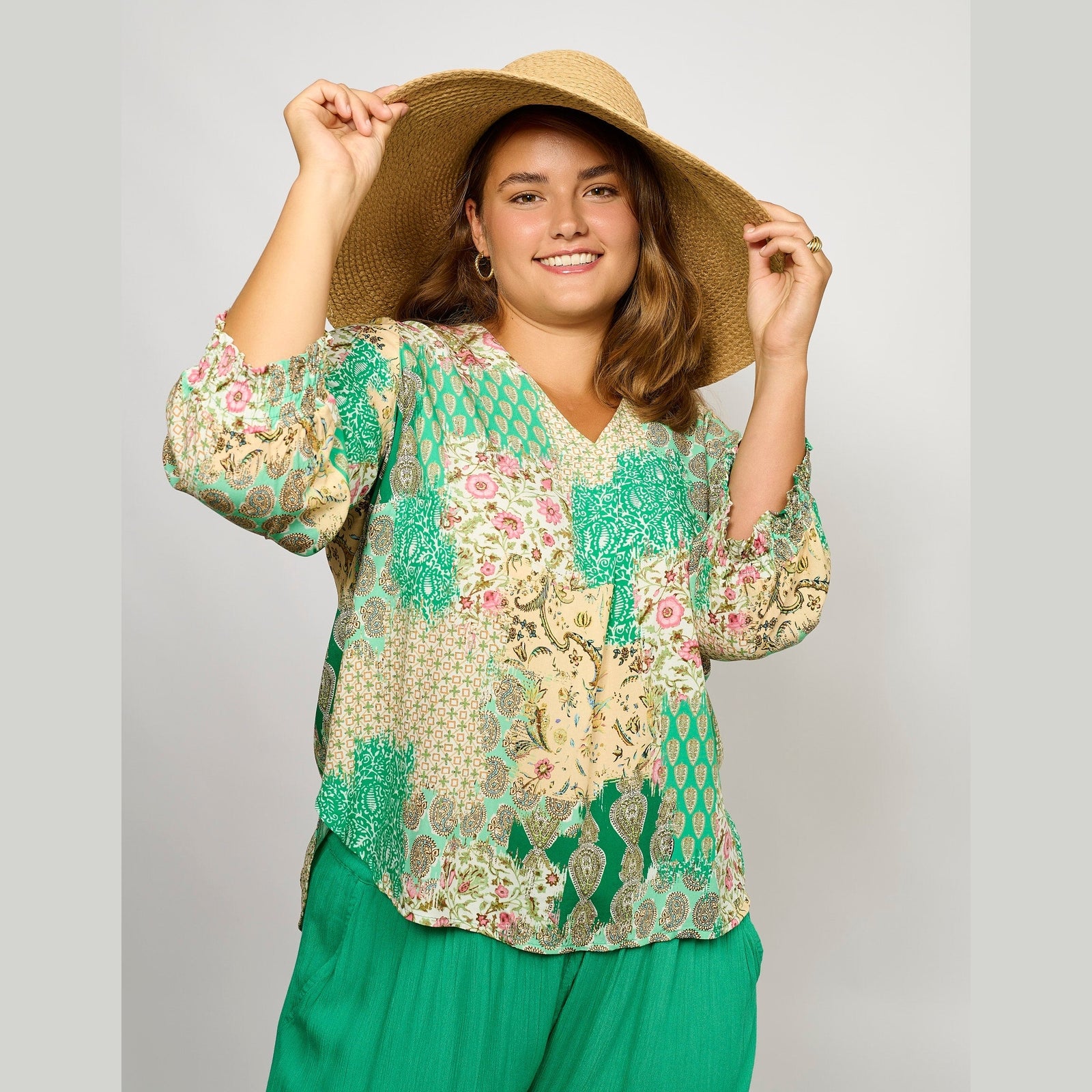 Adia ADChrista Bluser 3500 GREEN