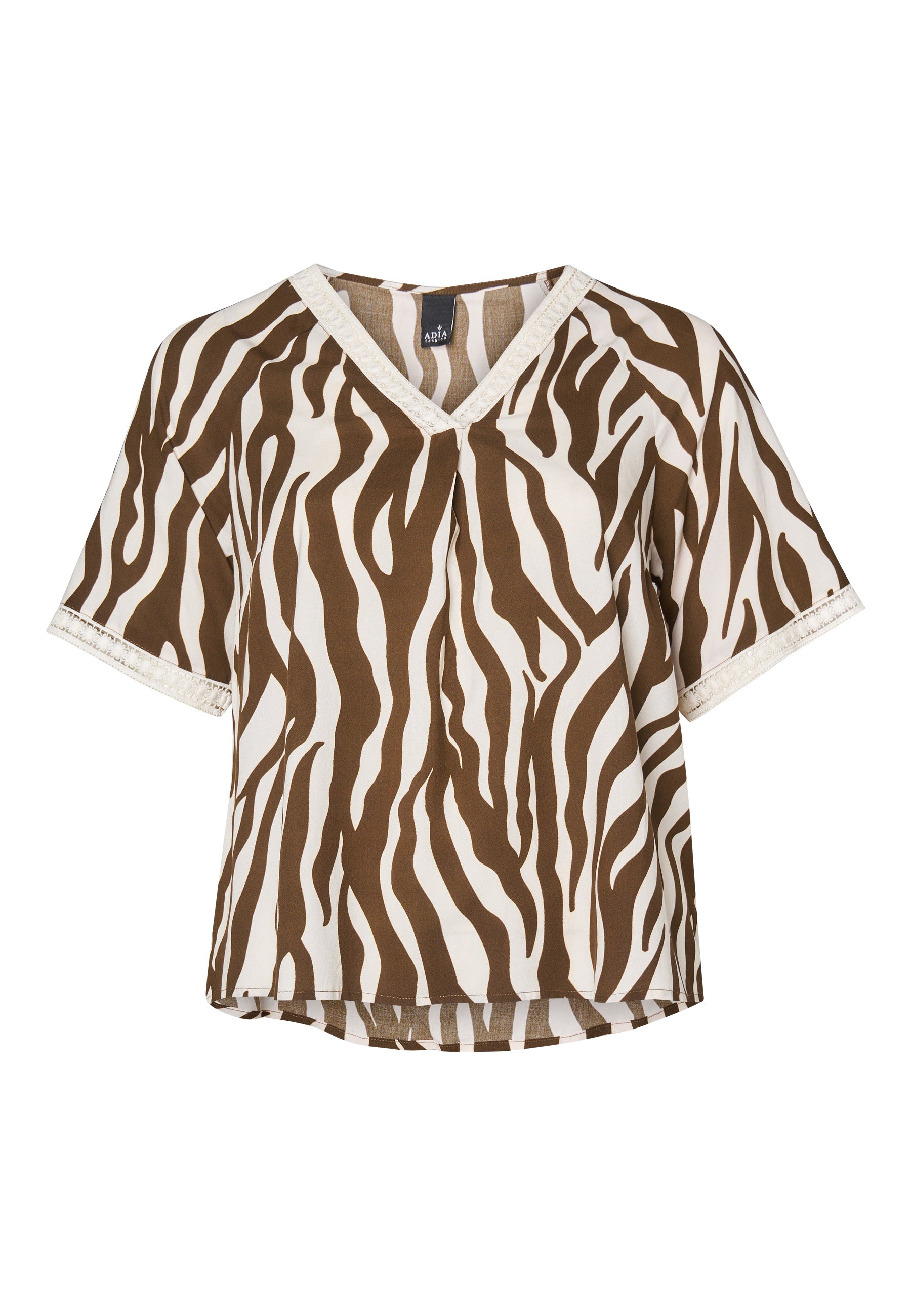 Adia ADColette Bluser 1700 Chocolate Brown