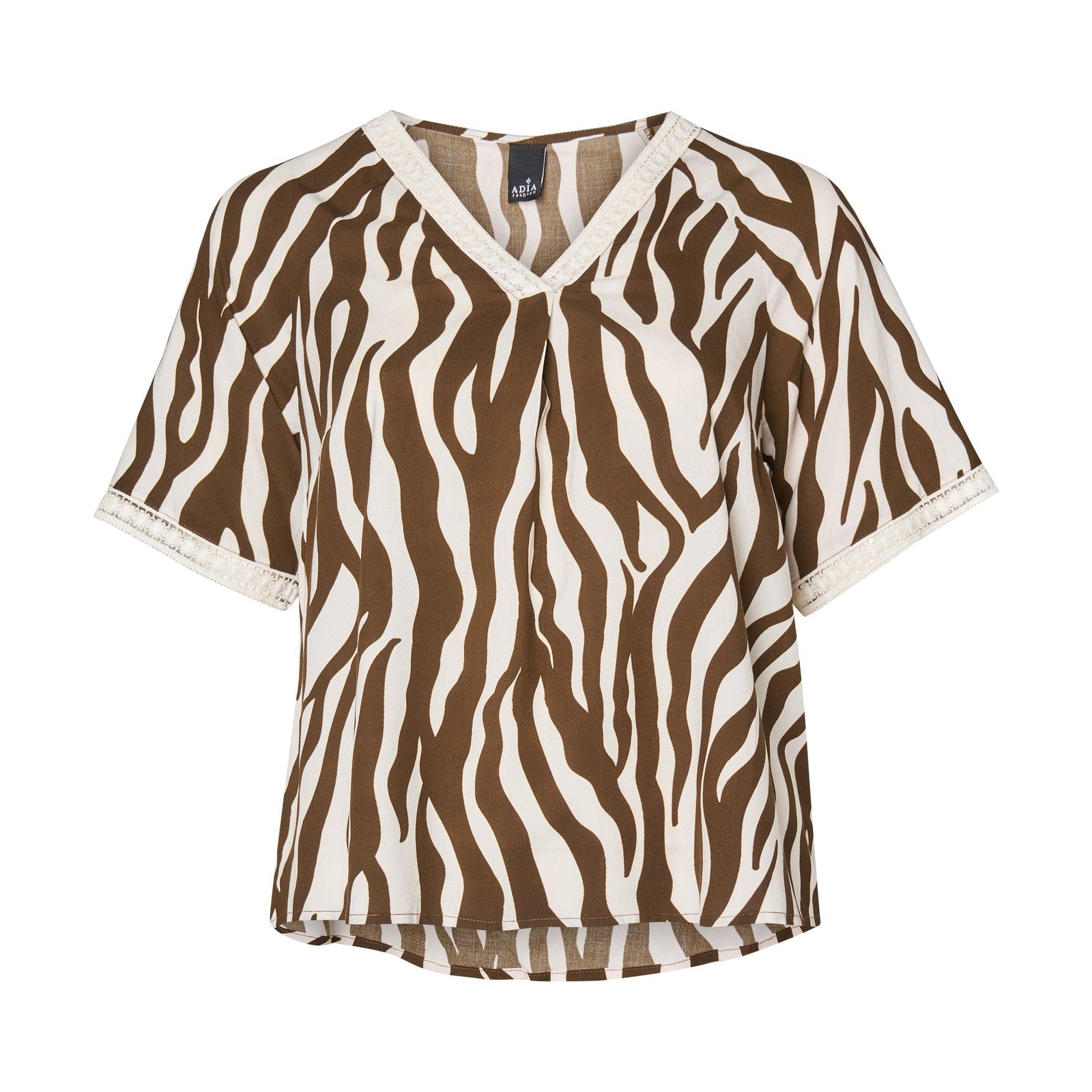 Adia ADColette Bluser 1700 Chocolate Brown