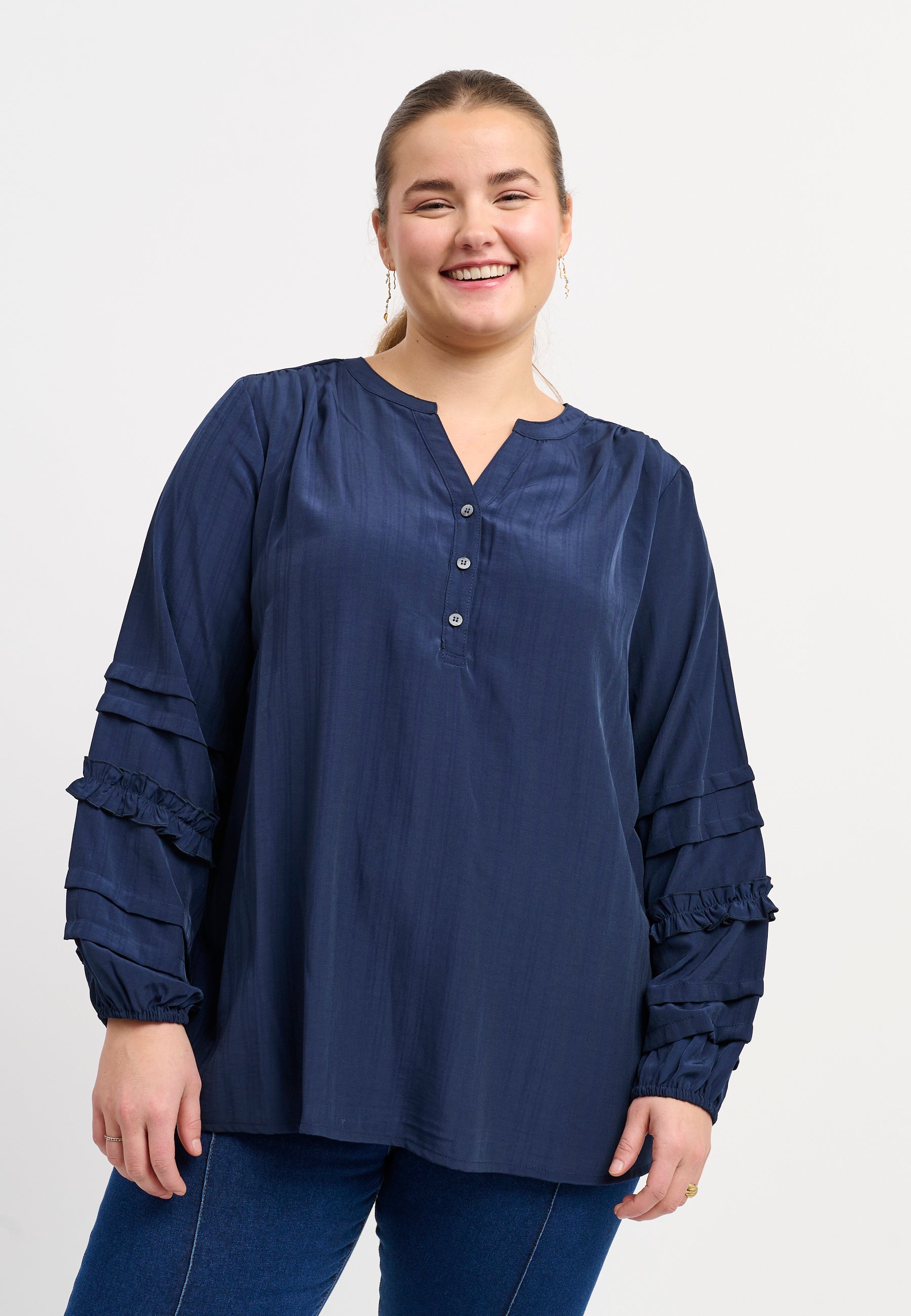 Adia ADDafina Bluser 5999 NAVY BLUE