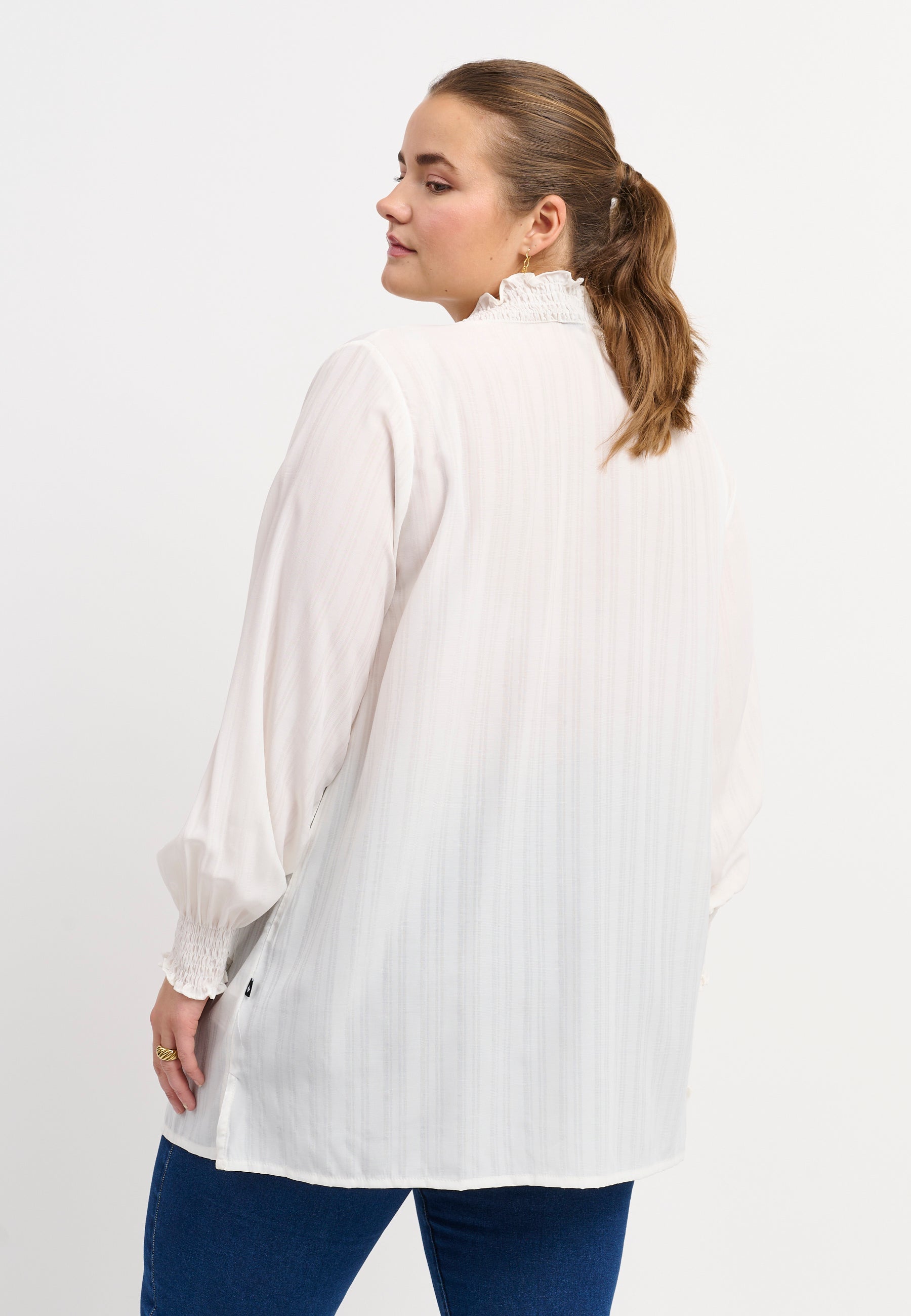 Adia ADDaina Skjortebluser 1000 OFF WHITE