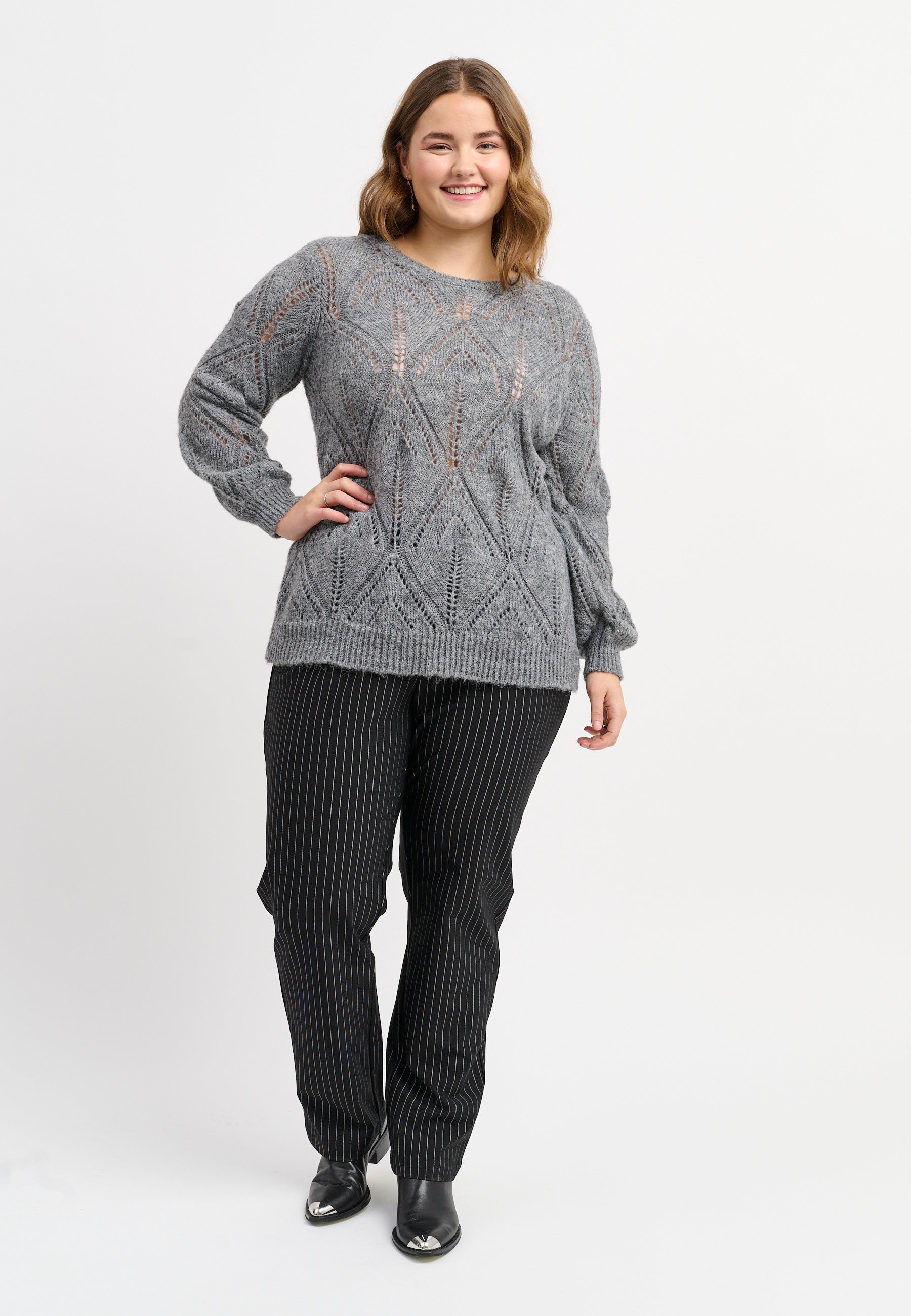 Adia ADDalah Knit Pullover 9900 ANTRACITE