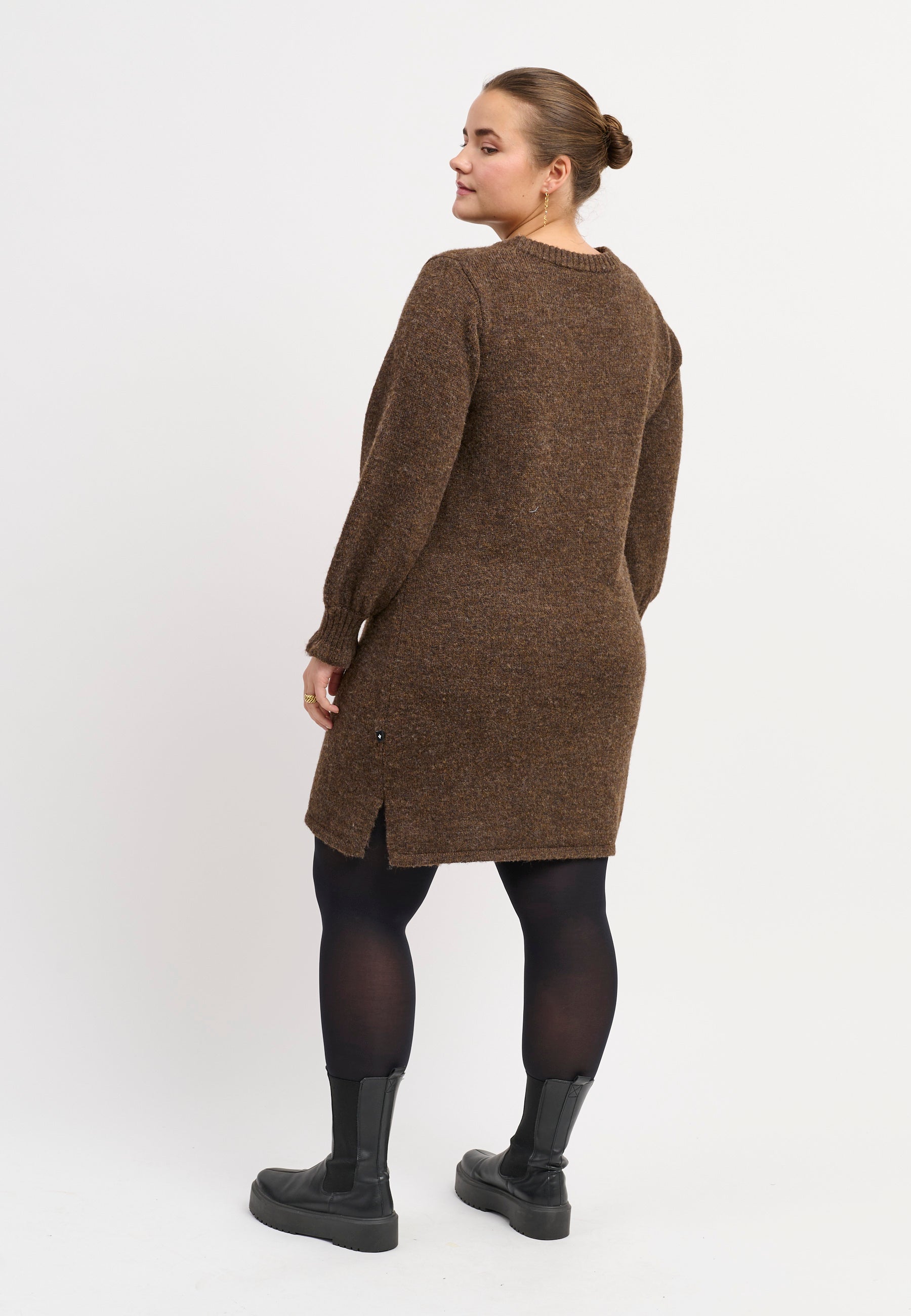 Adia ADDamai Knit Dress 1700 Chocolate Brown