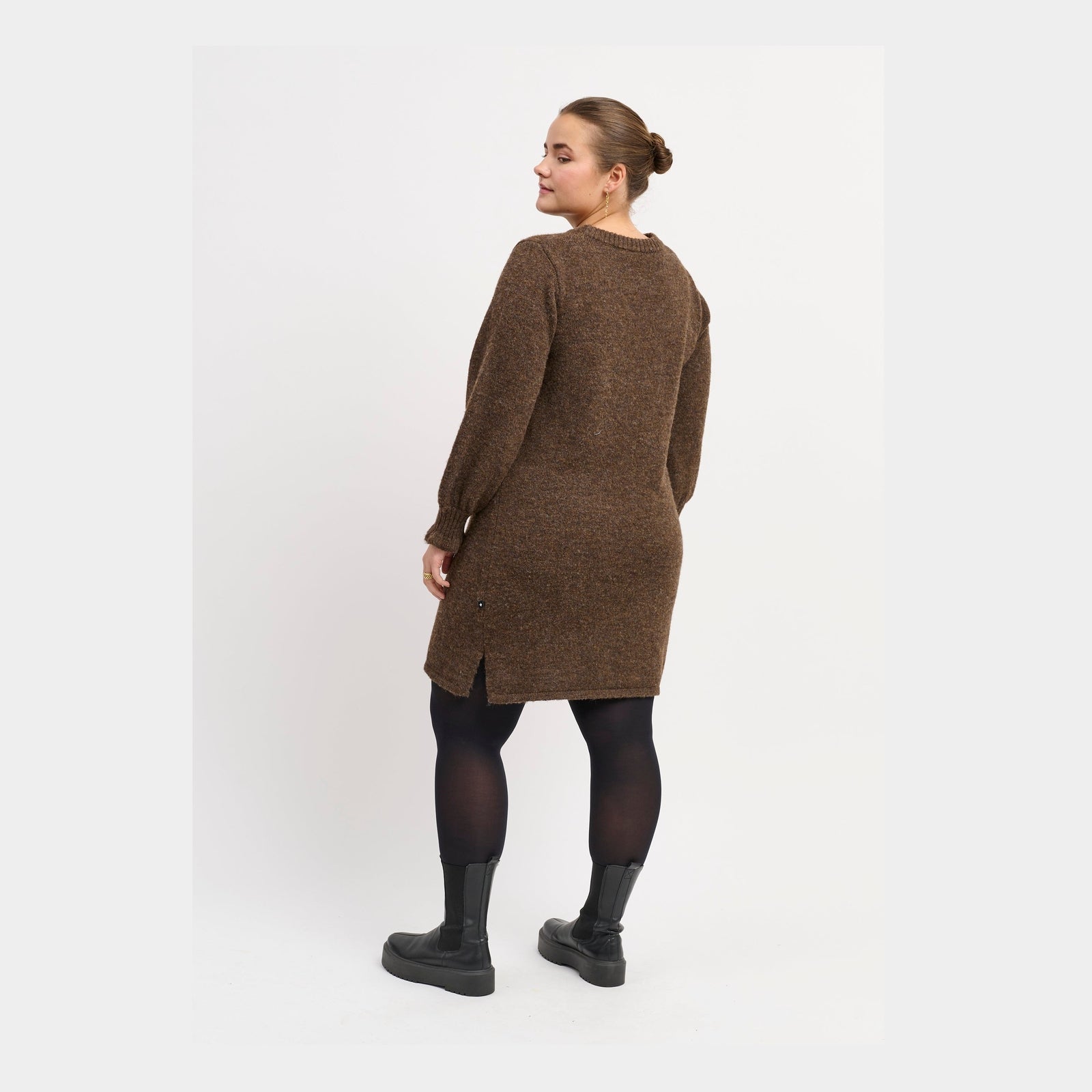 Adia ADDamai Knit Dress 1700 Chocolate Brown
