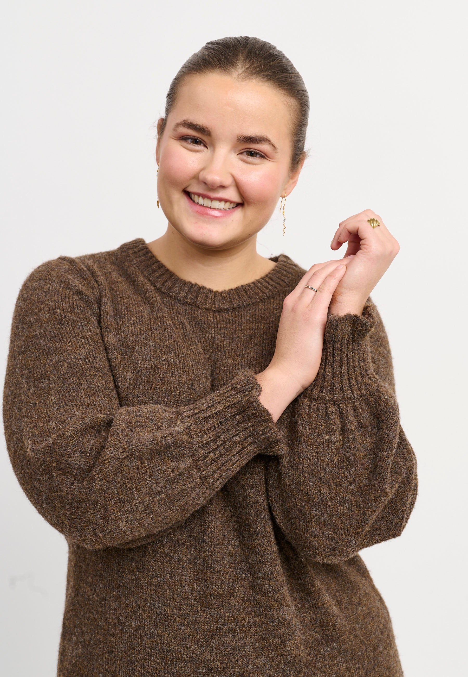 Adia ADDamai Knit Dress 1700 Chocolate Brown