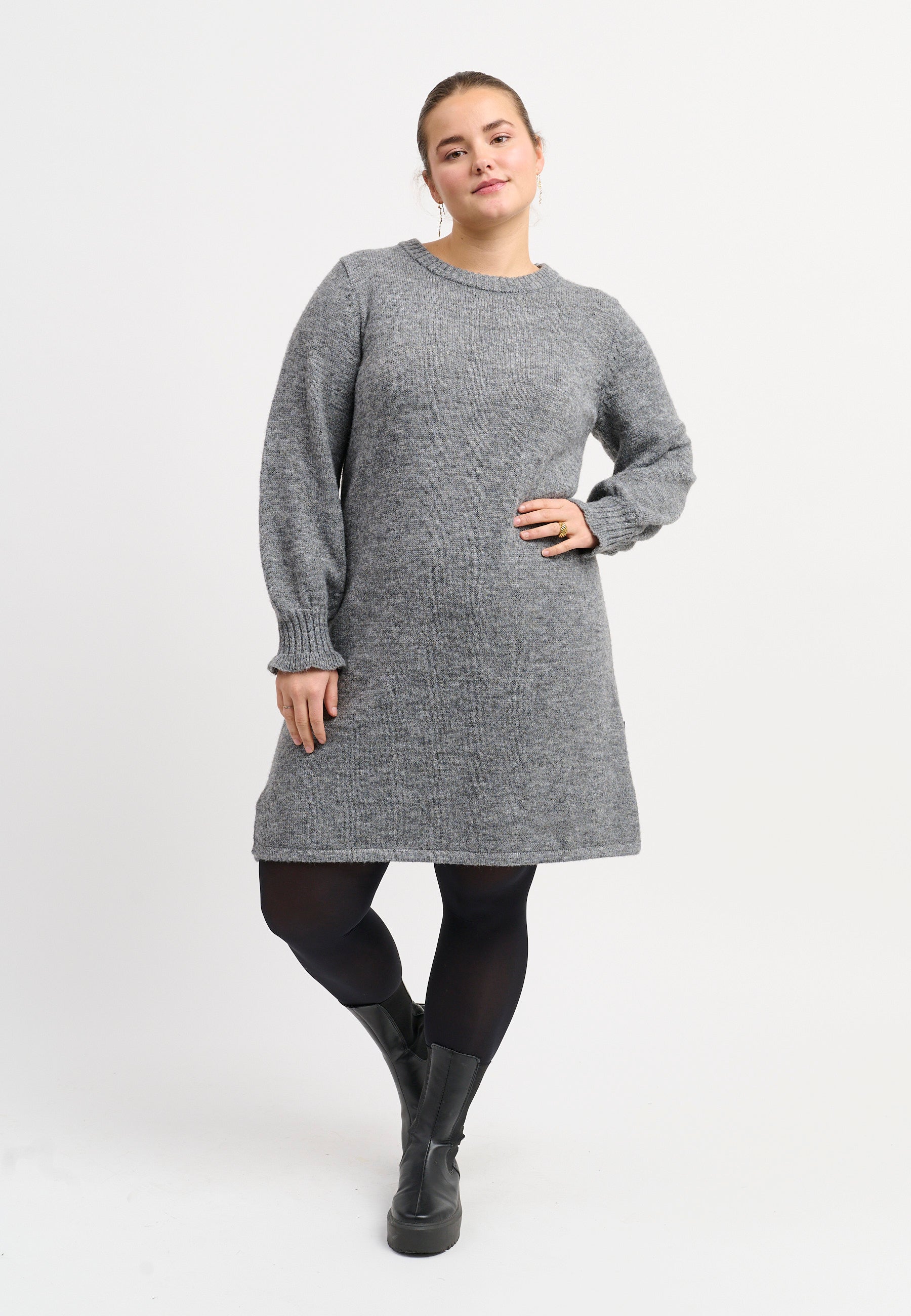 Adia ADDamai Knit Dress 9900 ANTRACITE