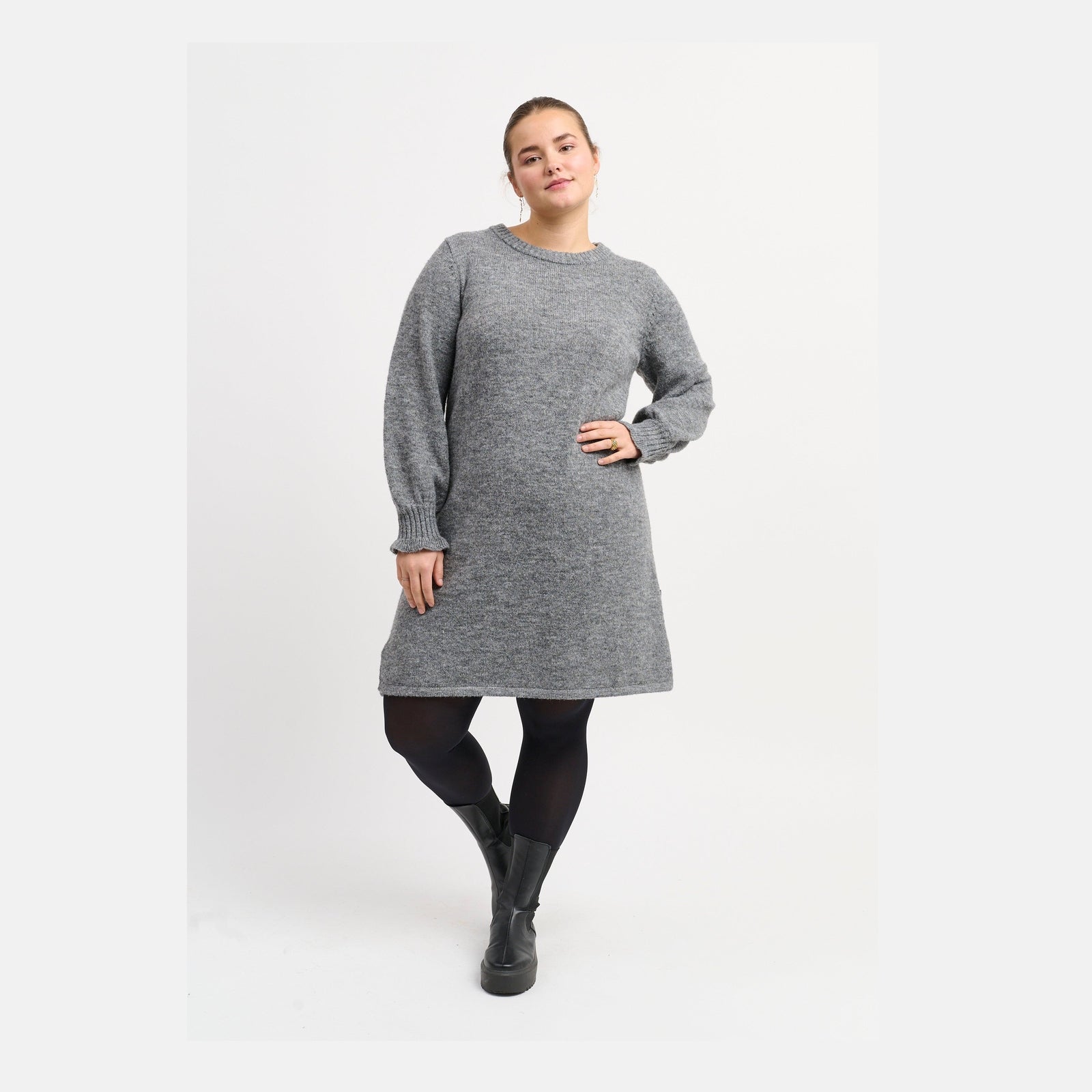 Adia ADDamai Knit Dress 9900 ANTRACITE