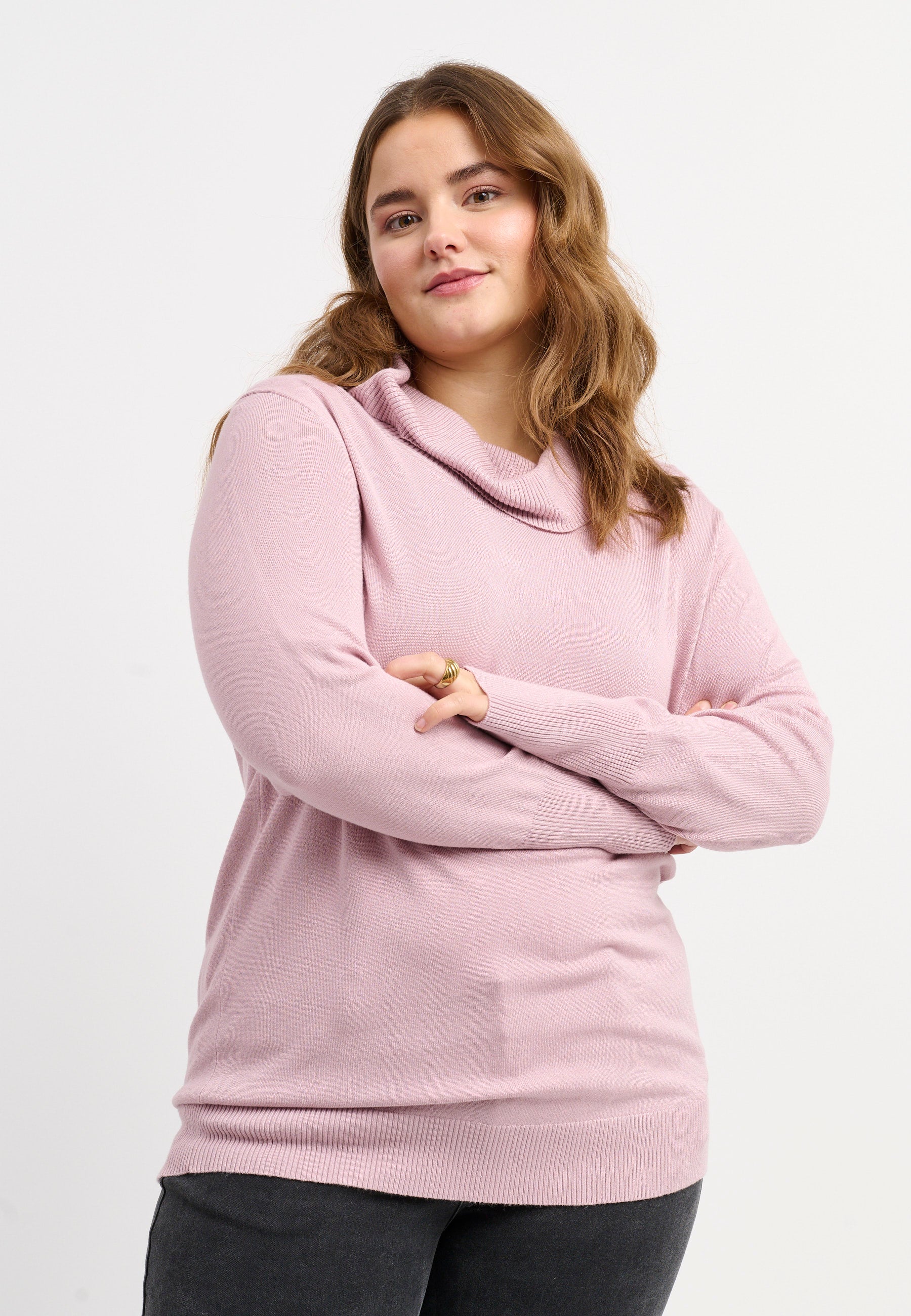 Adia ADDanna Knit Pullover 2051 Rose