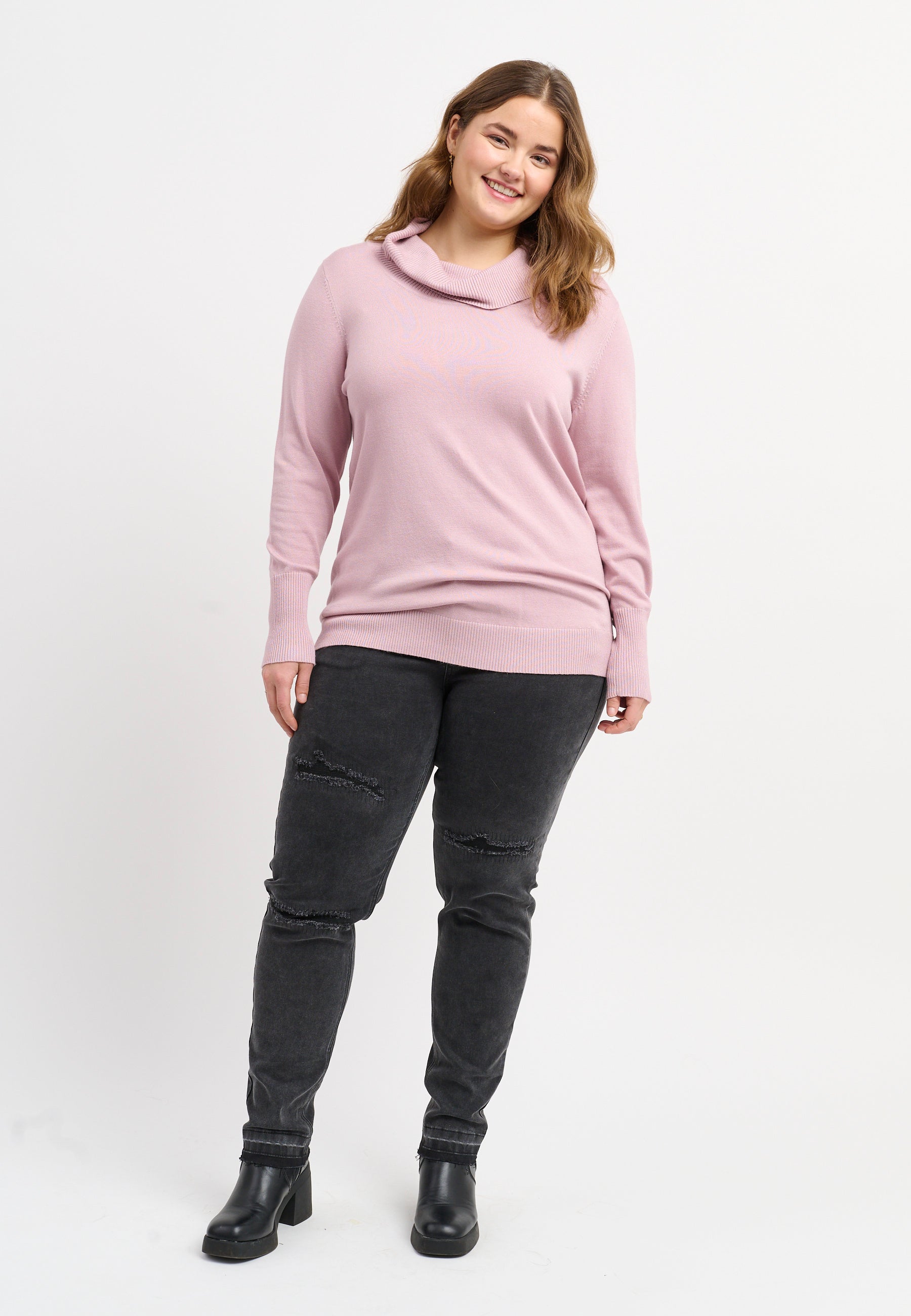 Adia ADDanna Knit Pullover 2051 Rose