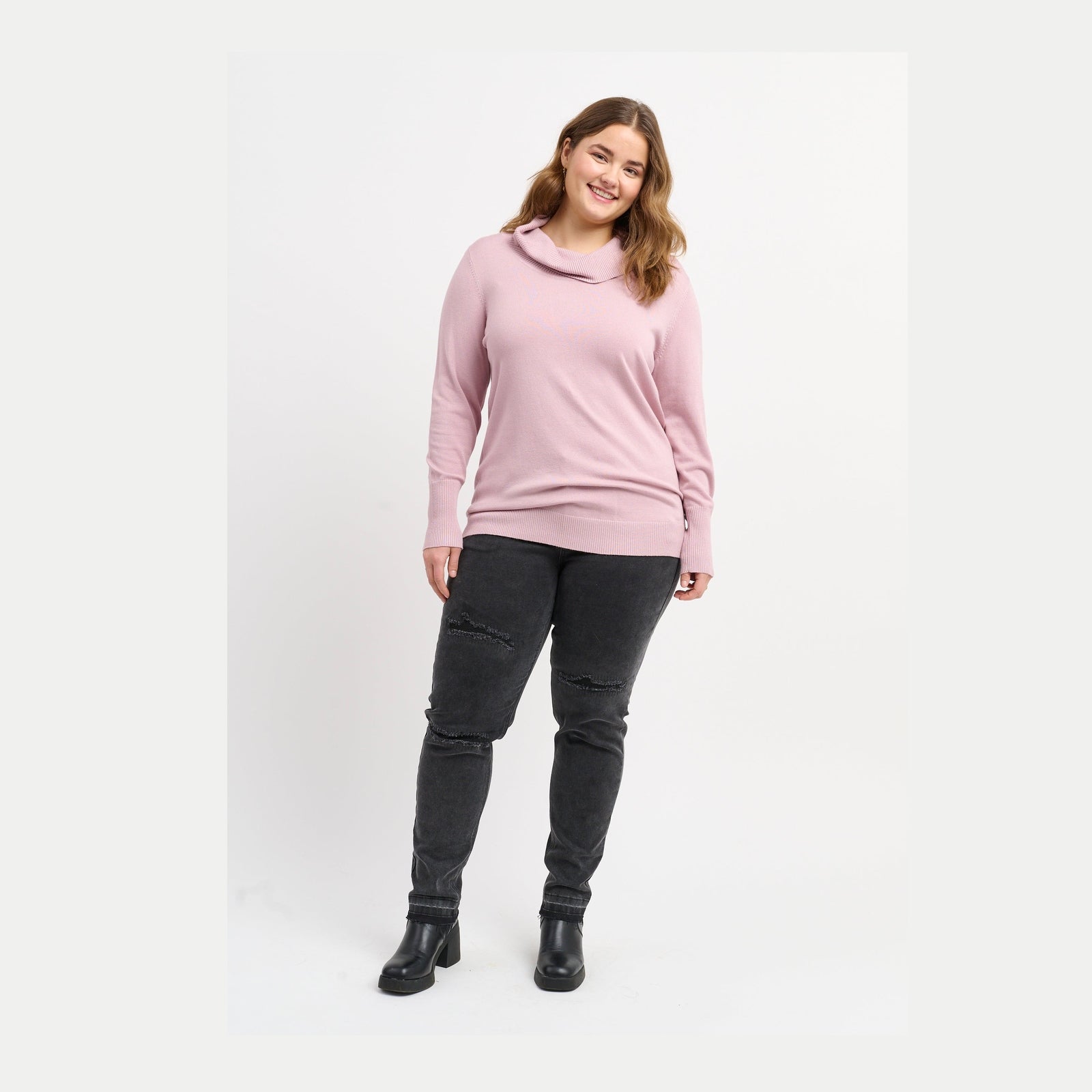Adia ADDanna Knit Pullover 2051 Rose