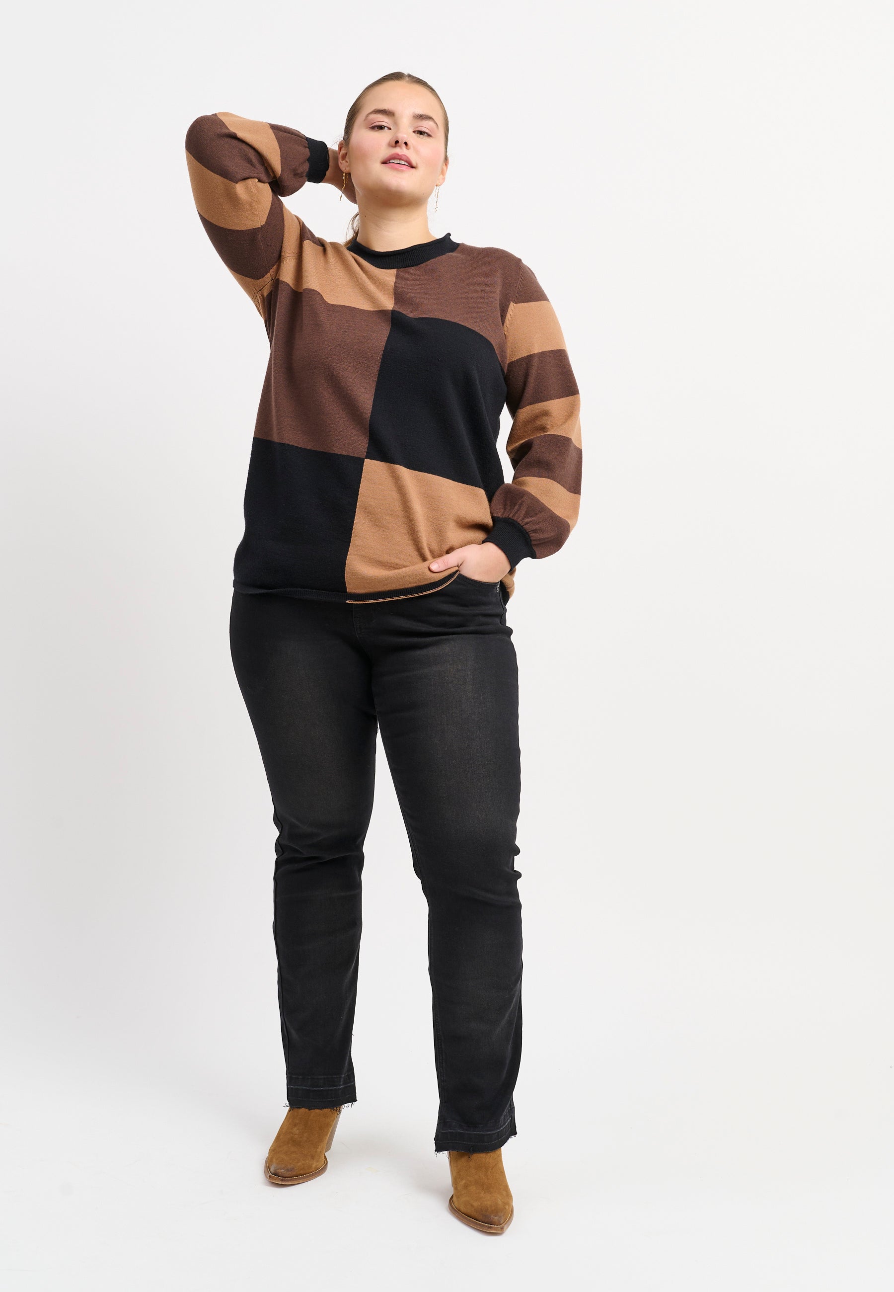 Adia ADDanu Knit Pullover 9999 BLACK