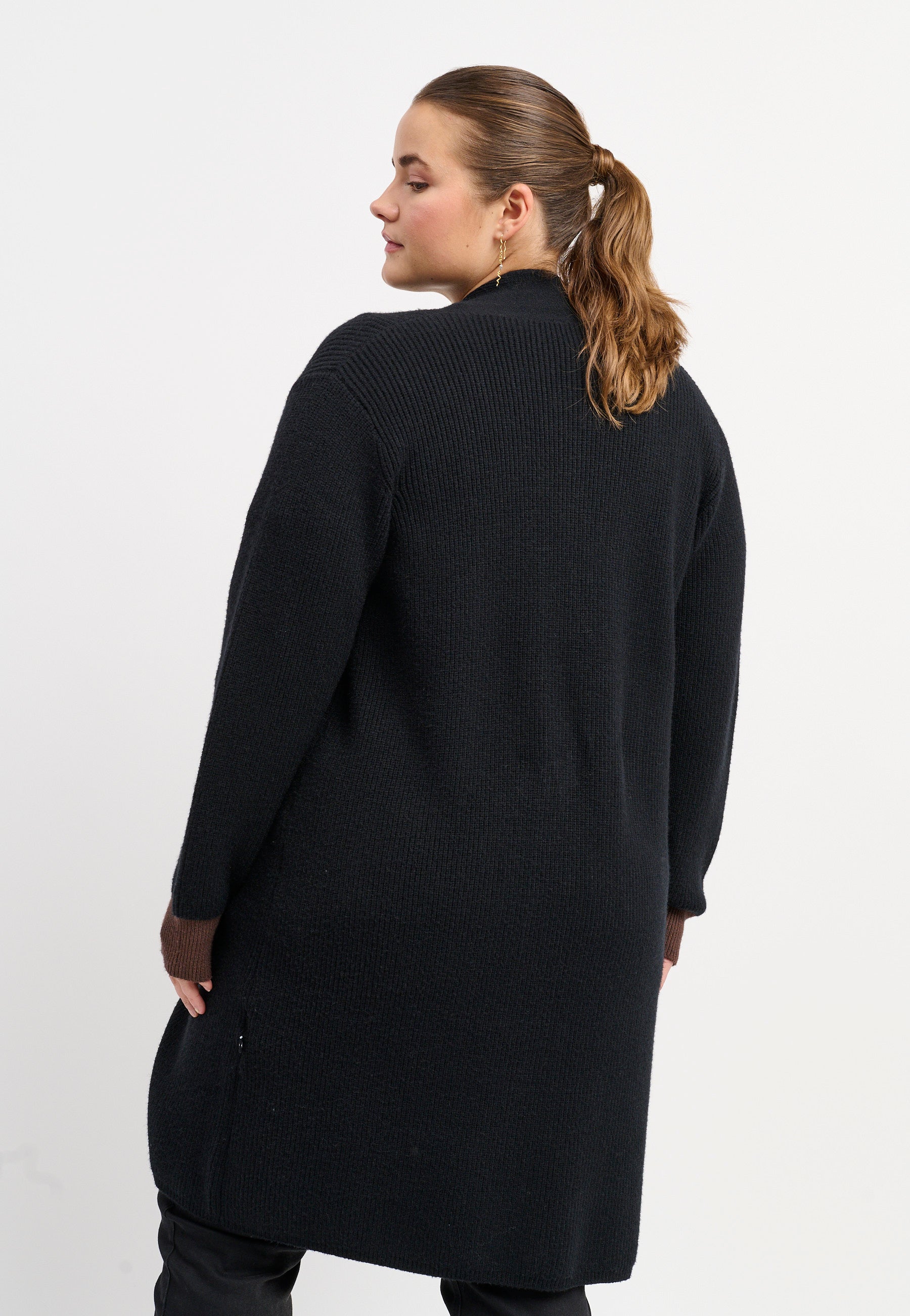 Adia ADDarsi Knit Cardigan 9999 BLACK