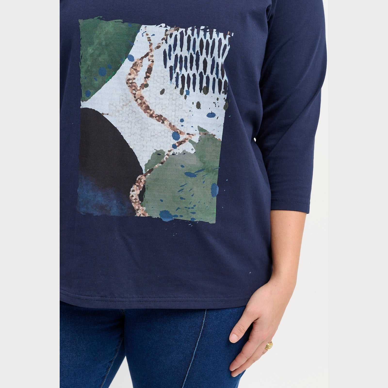 Adia ADDorrit T-Shirt 5999 NAVY BLUE