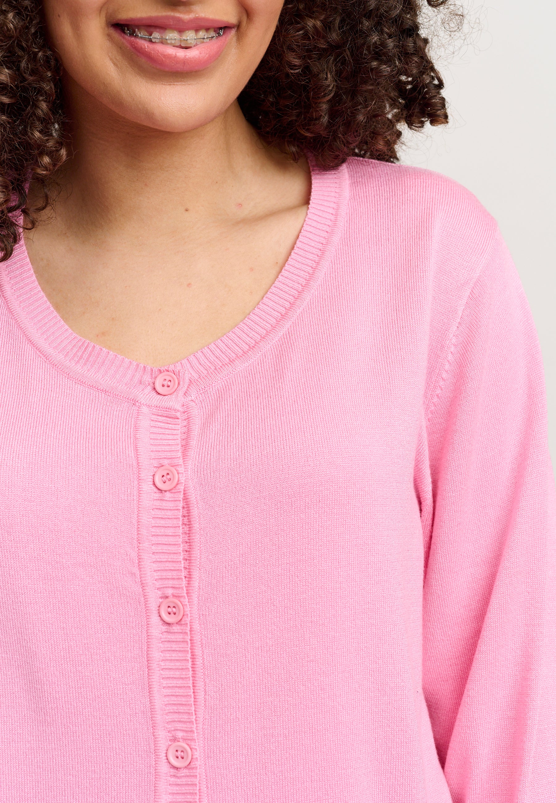 Adia ADEivor Knit Cardigan 6300 Spring Pink