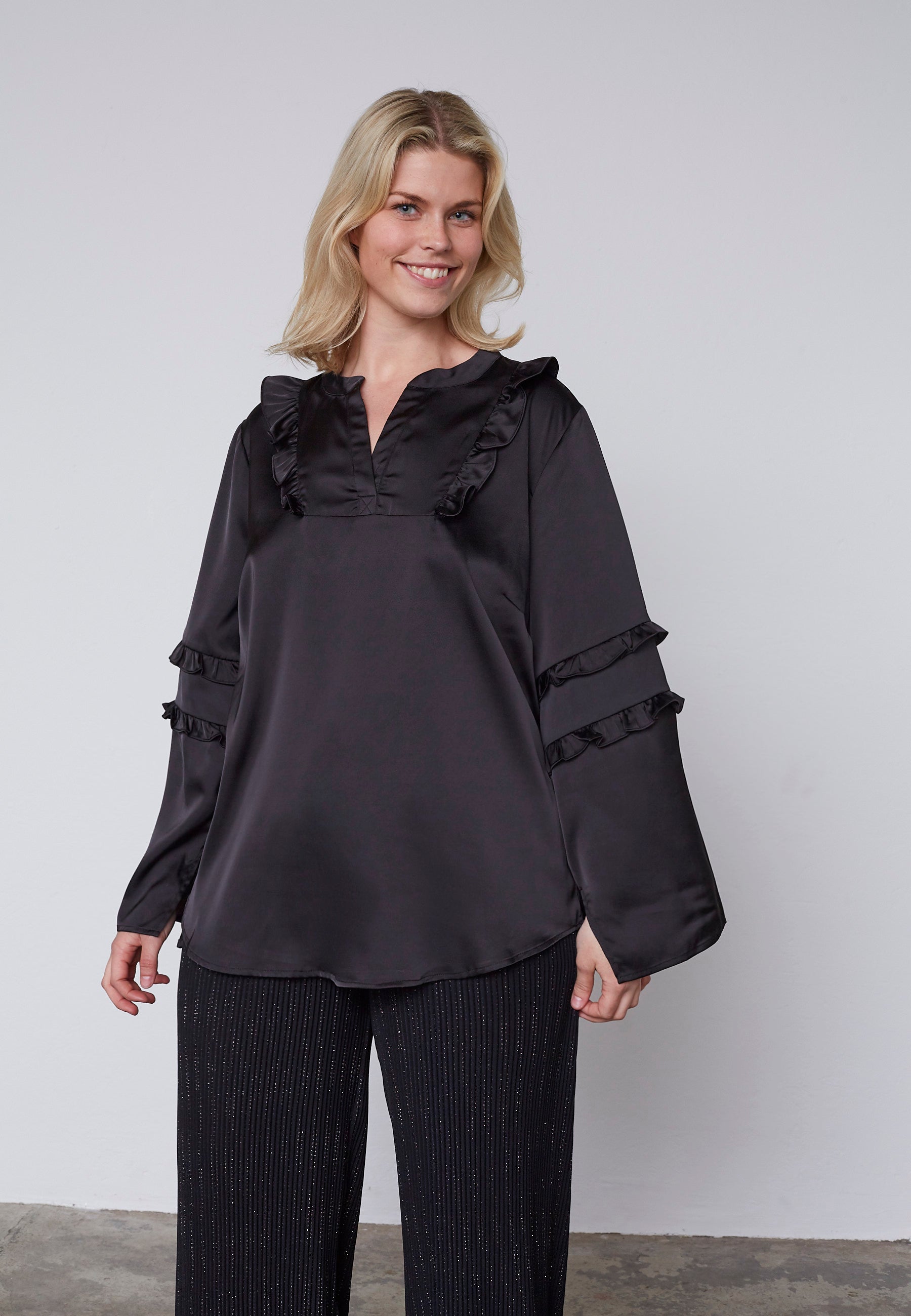 Adia ADEla Bluser 9999 BLACK