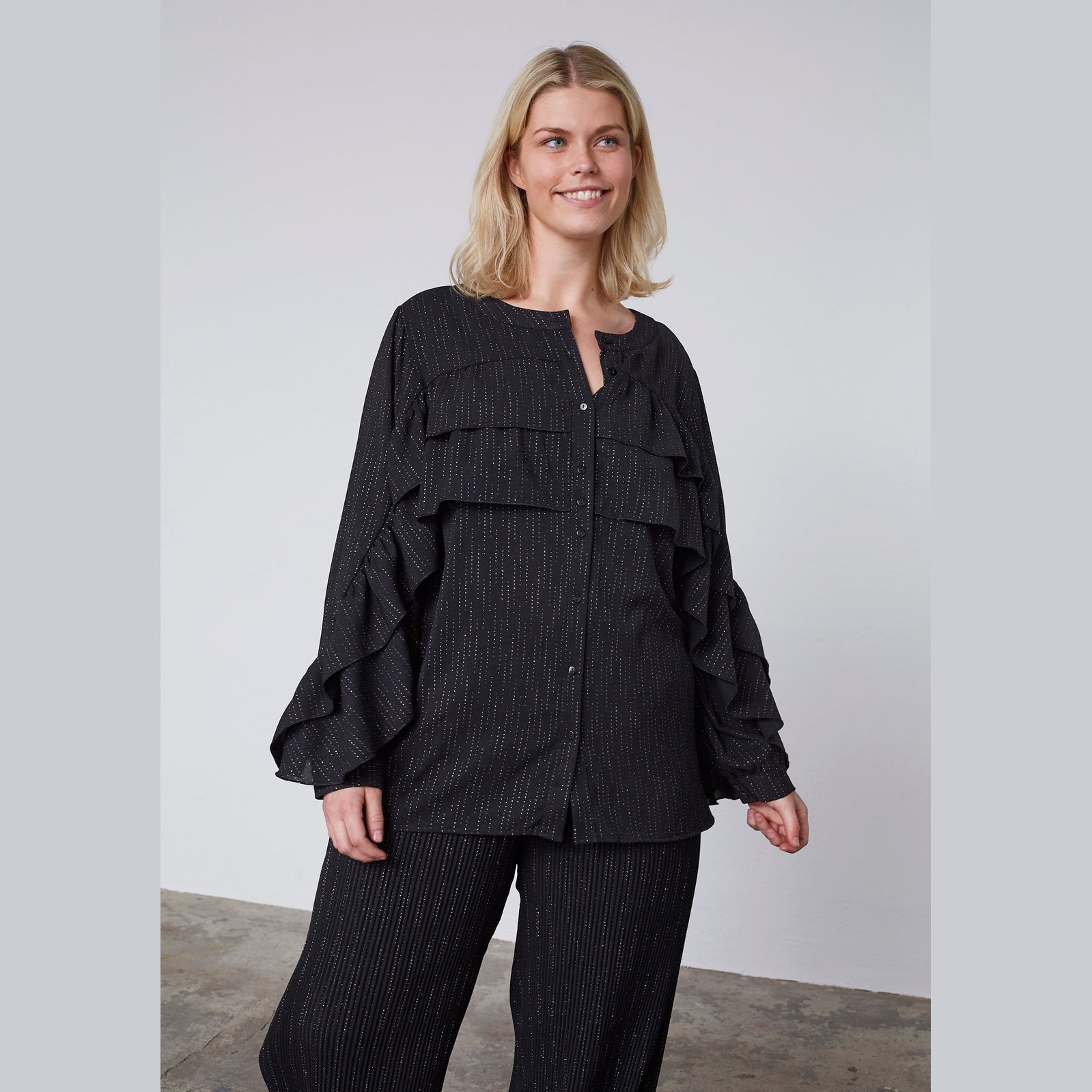 Adia ADEngelina Bluser 9999 BLACK