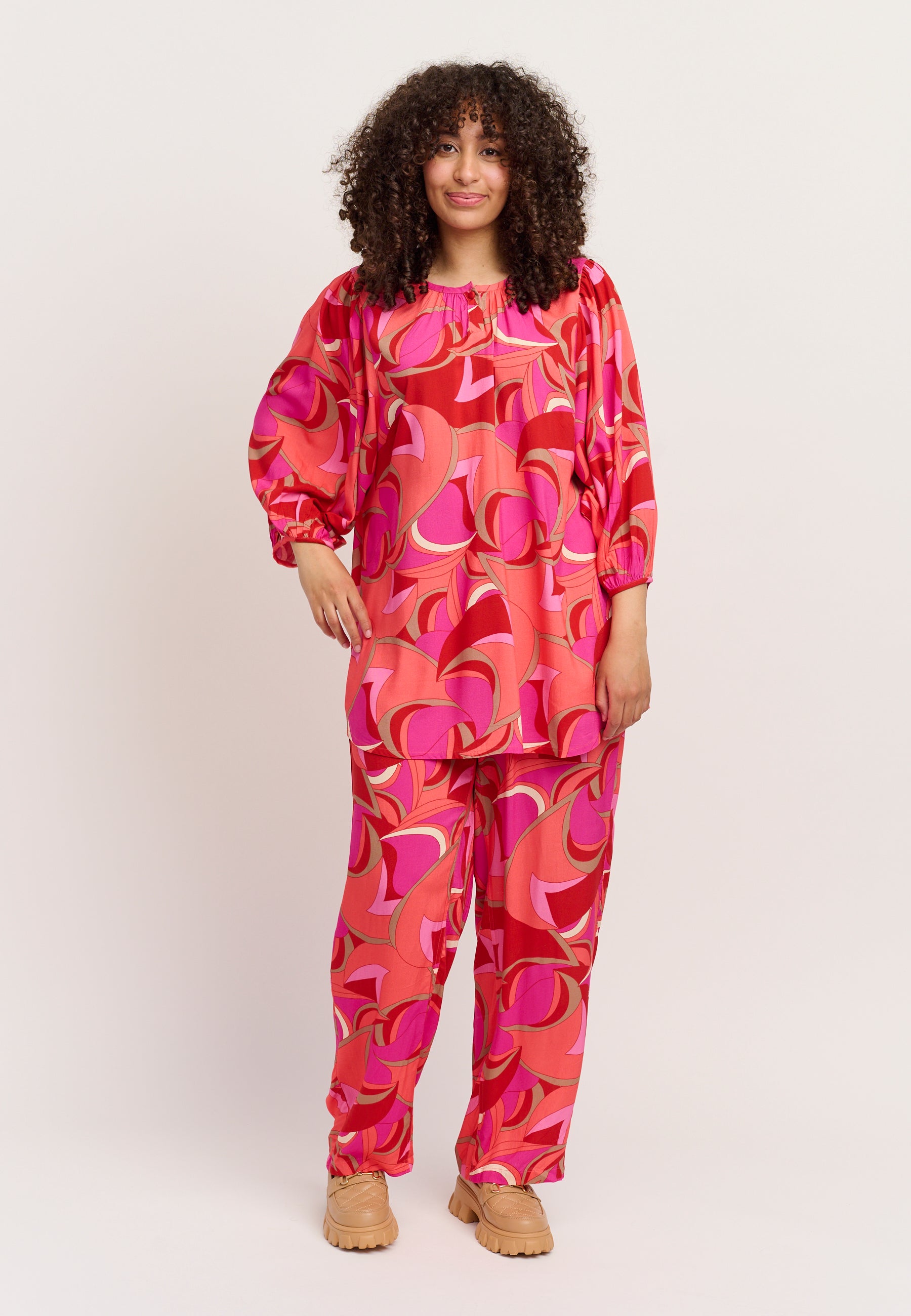 Adia ADEsmaralda Bluser 6450 Fuchsia Pink