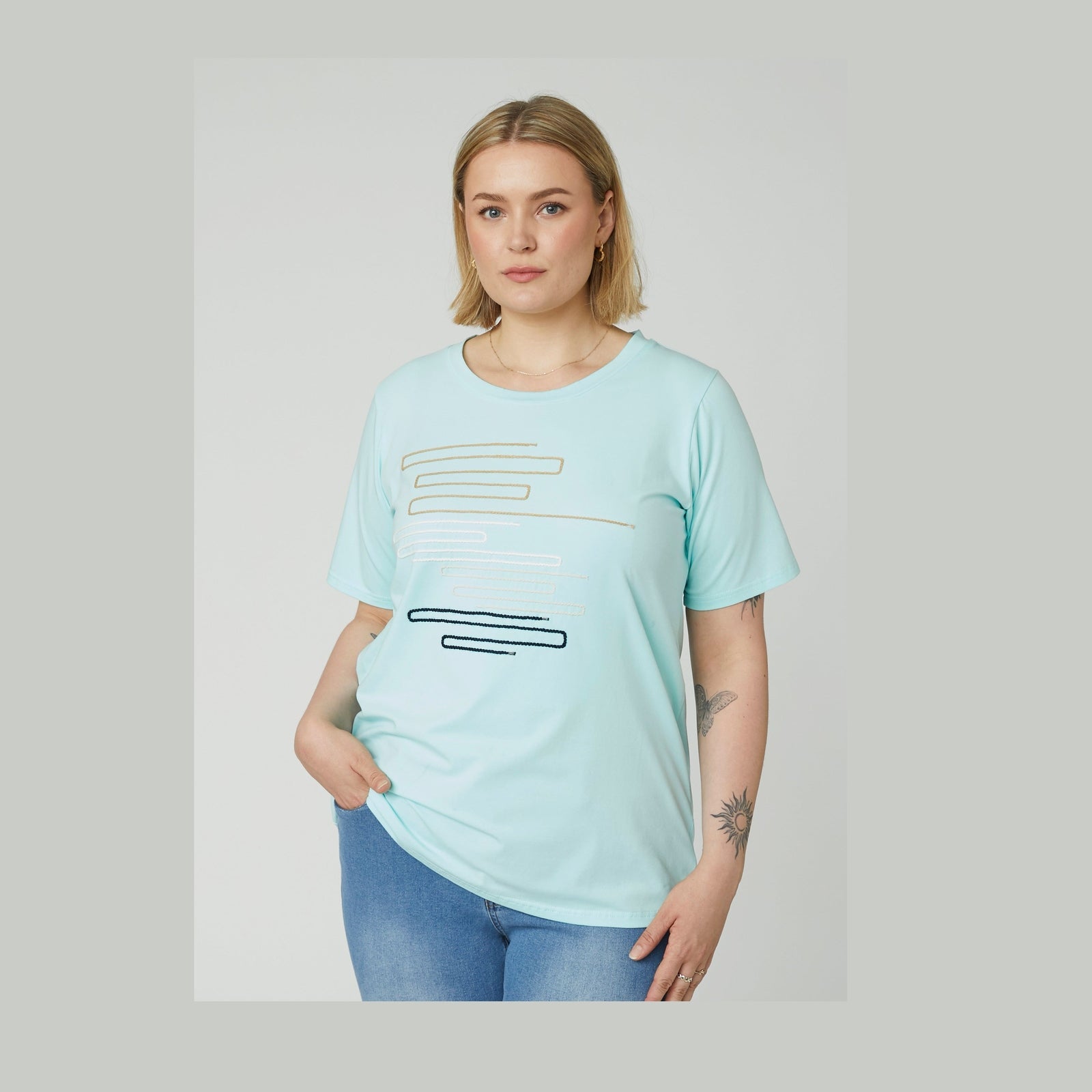 Adia ADFattima T-Shirt 5285 turquoise
