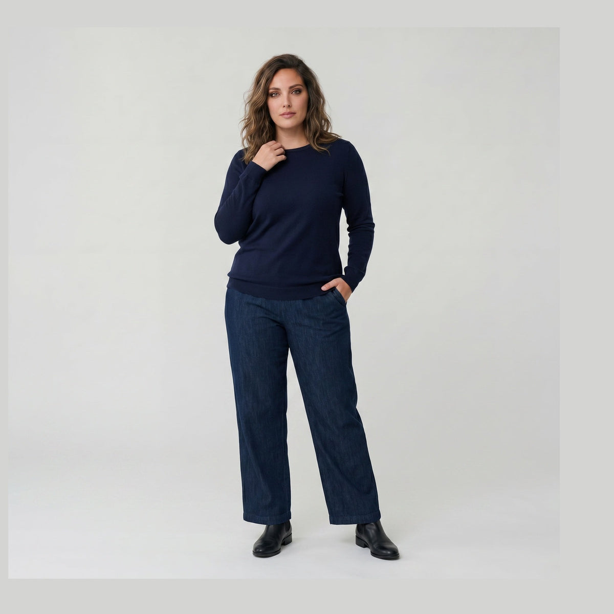Adia ADFelone Bukser 5999 NAVY BLUE