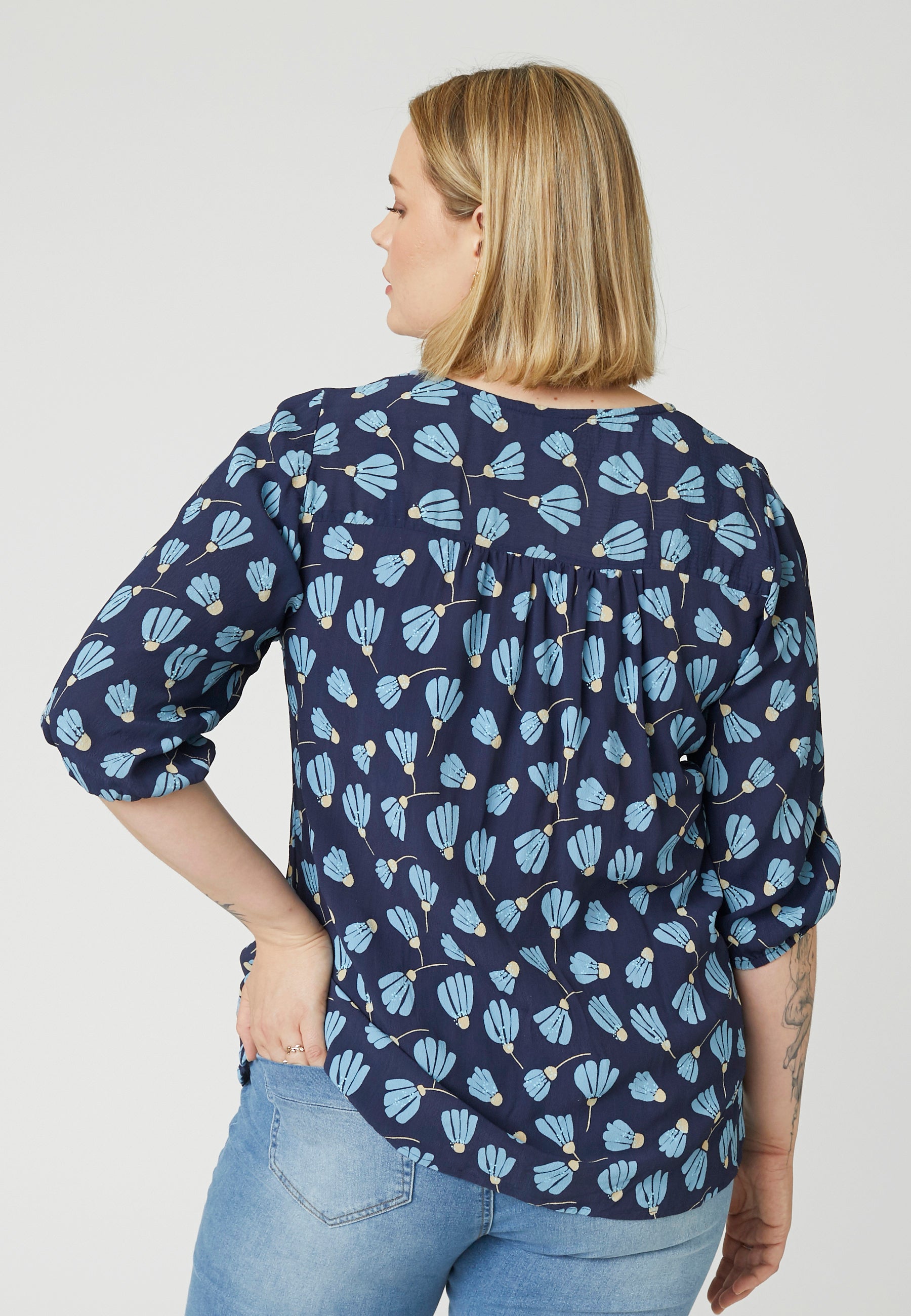 Adia ADFilipa Bluser 5999 NAVY BLUE