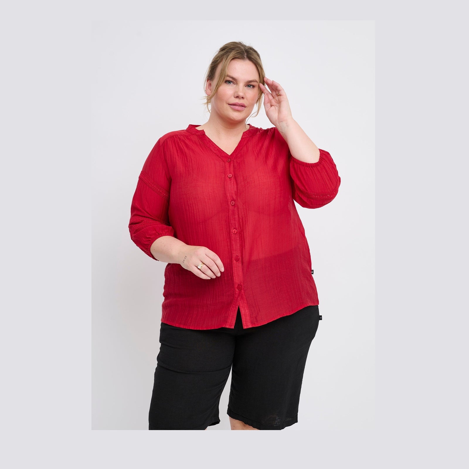 Adia ADFione Skjortebluser 2500 RED