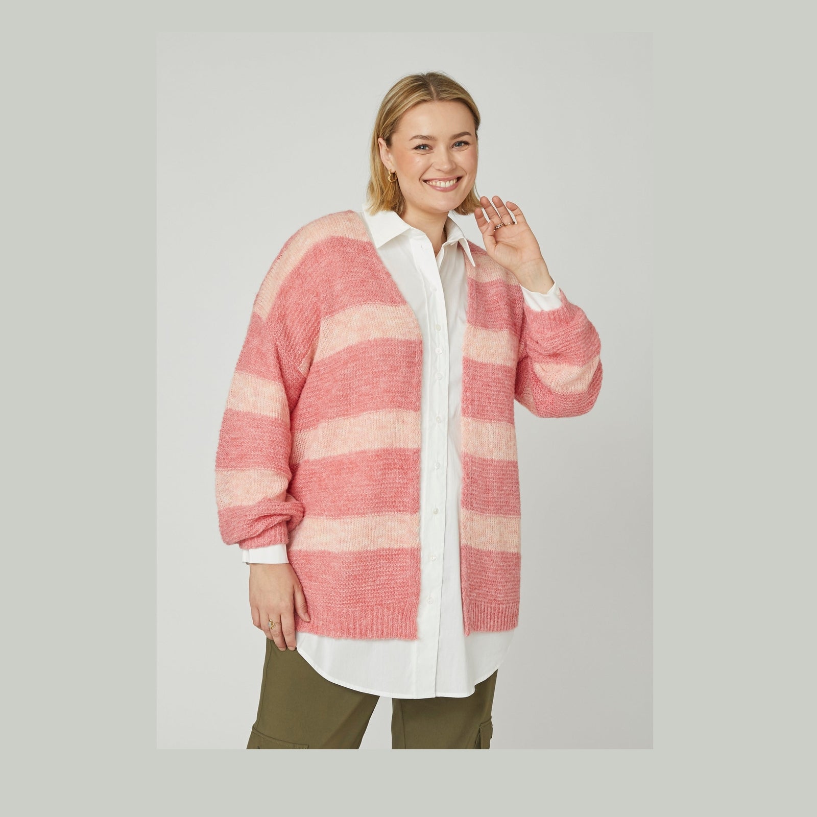 Adia ADFrejdis Knit Cardigan 6500 PINK