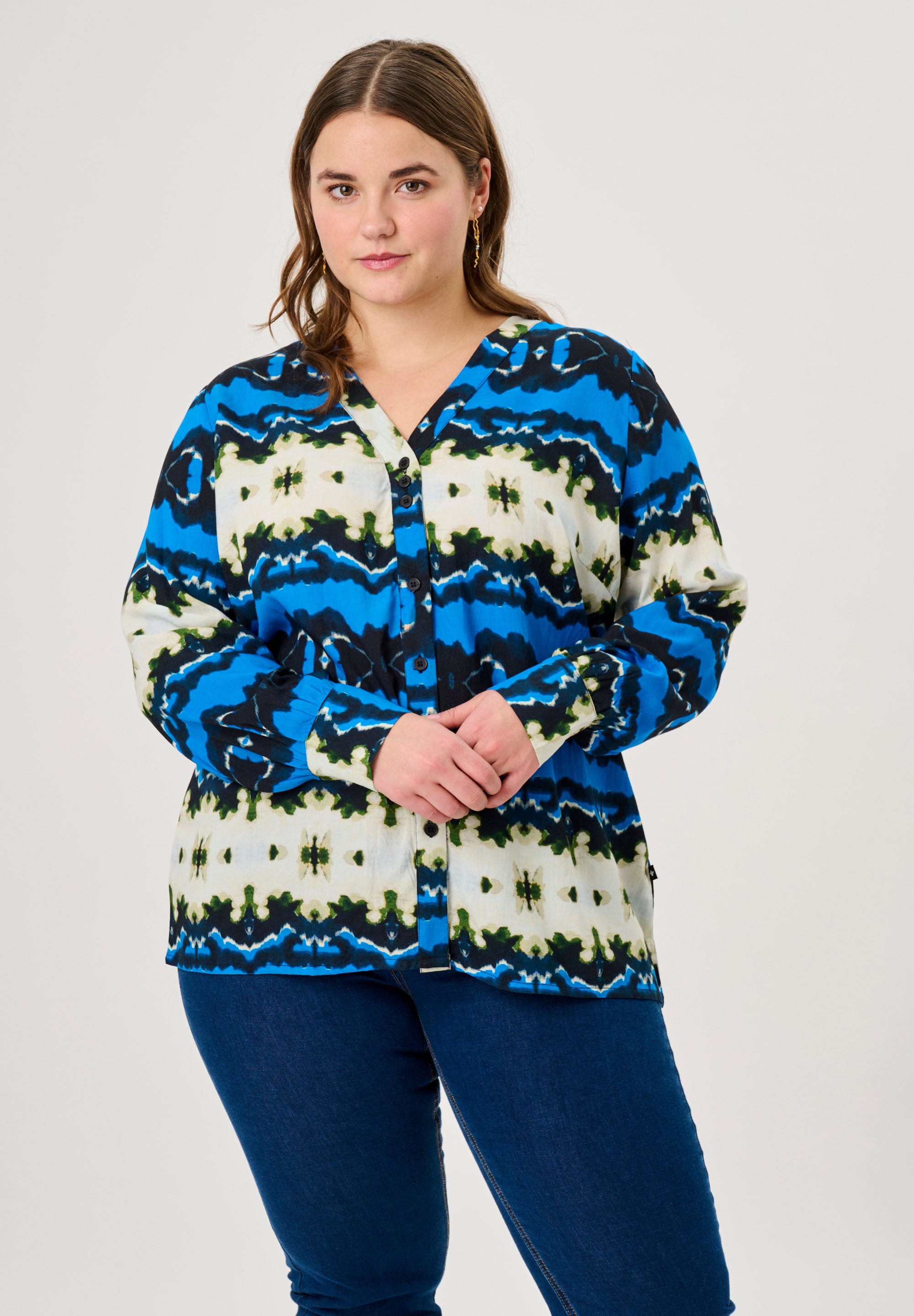 Adia ADGia Skjortebluser 5750 sapphire blue