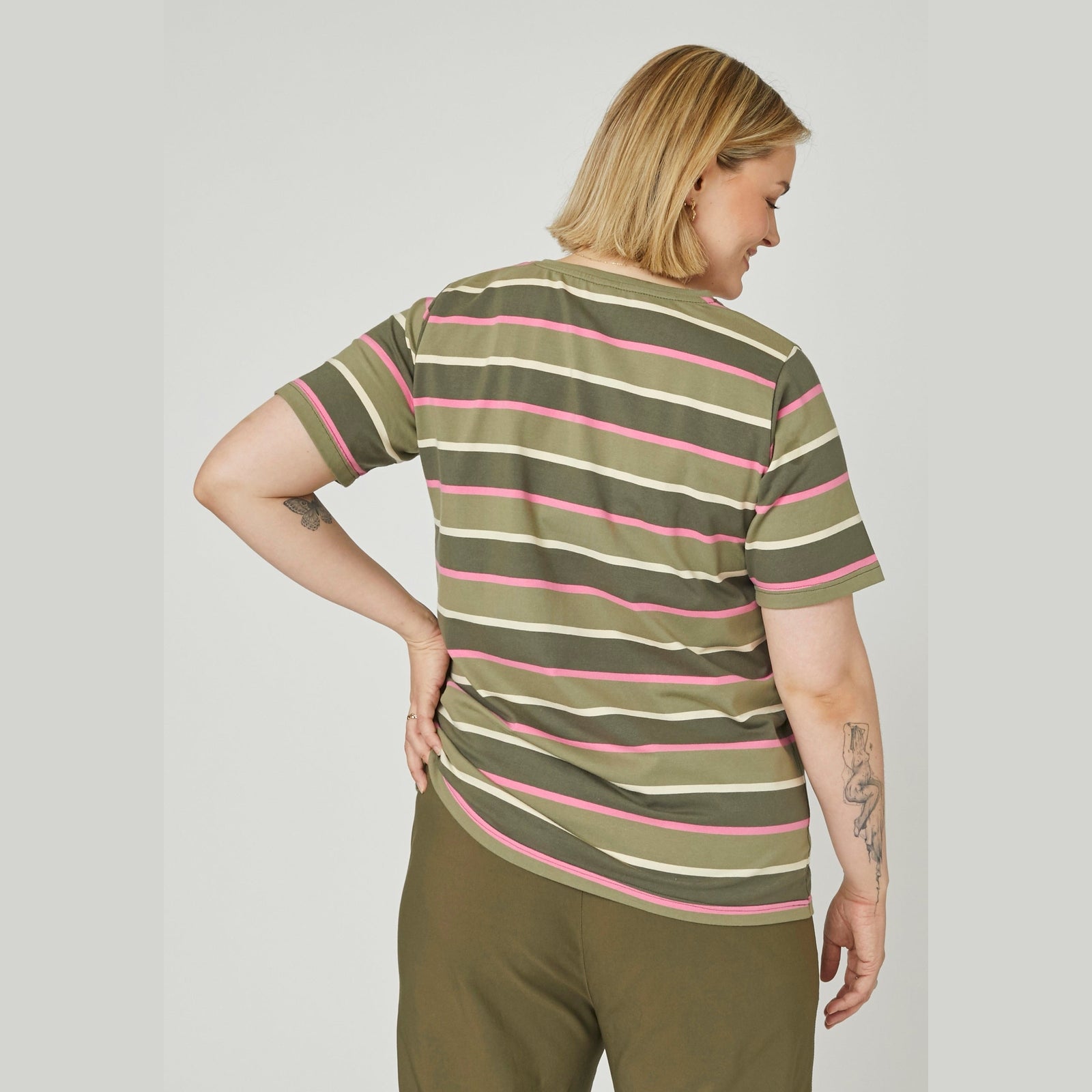 Adia ADIbi T-Shirt 3506 Khaki Green