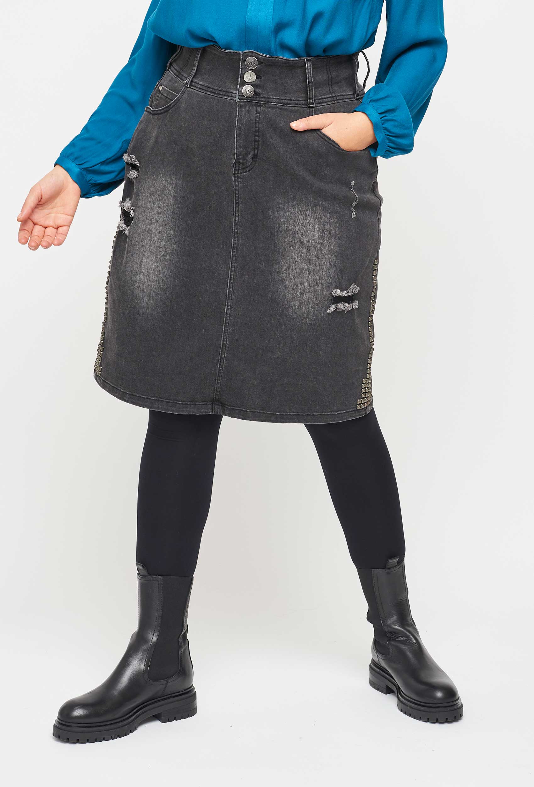 Adia ADKamya Nederdele 9998 Black