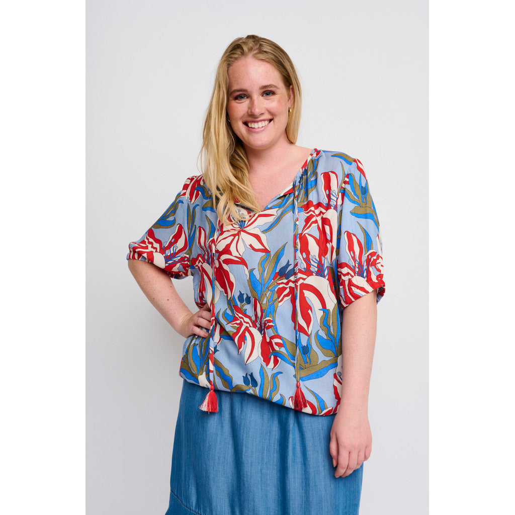 Adia ADLeesa Bluser 3536 Summer Red