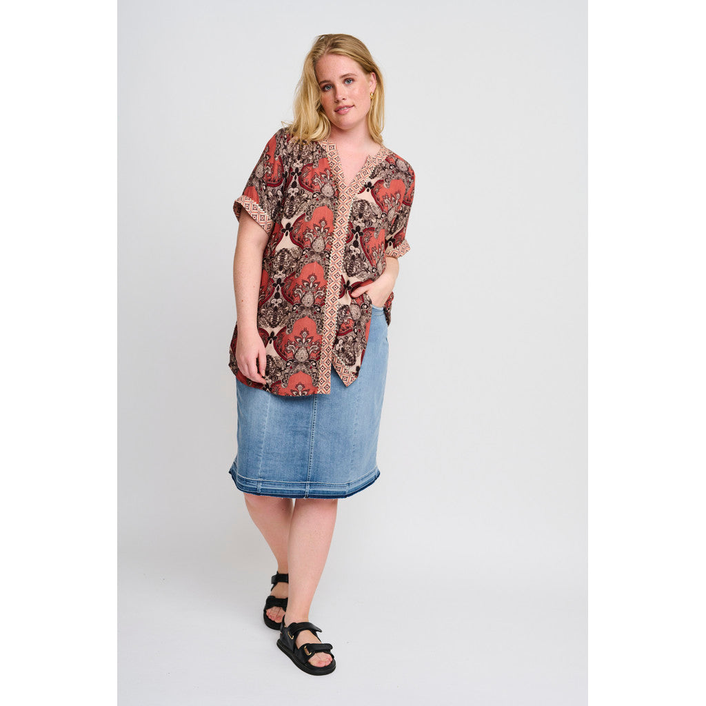 Adia ADLeisa Skjortebluser 3372 Burnt Orange