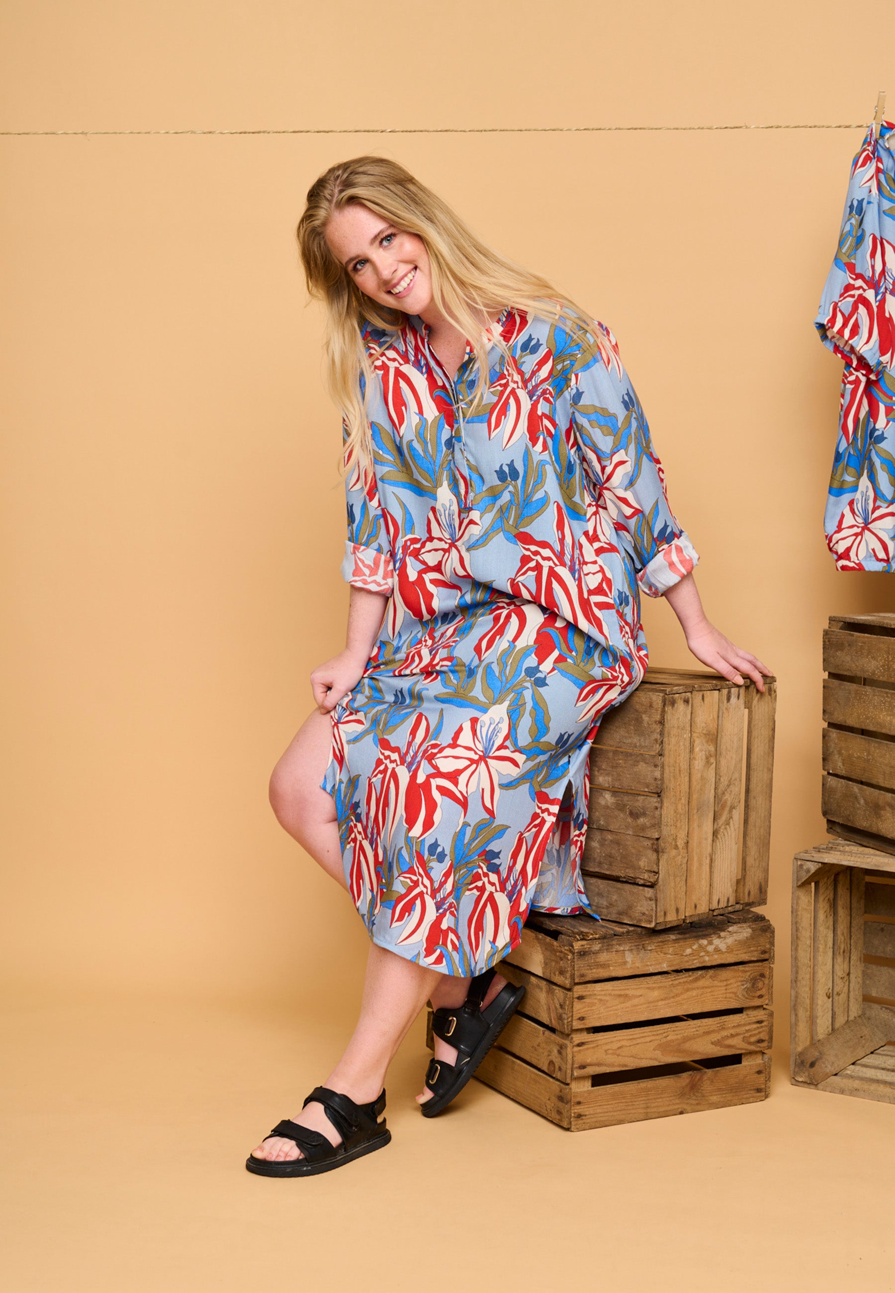 Adia ADLilia Kjoler 3536 Summer Red