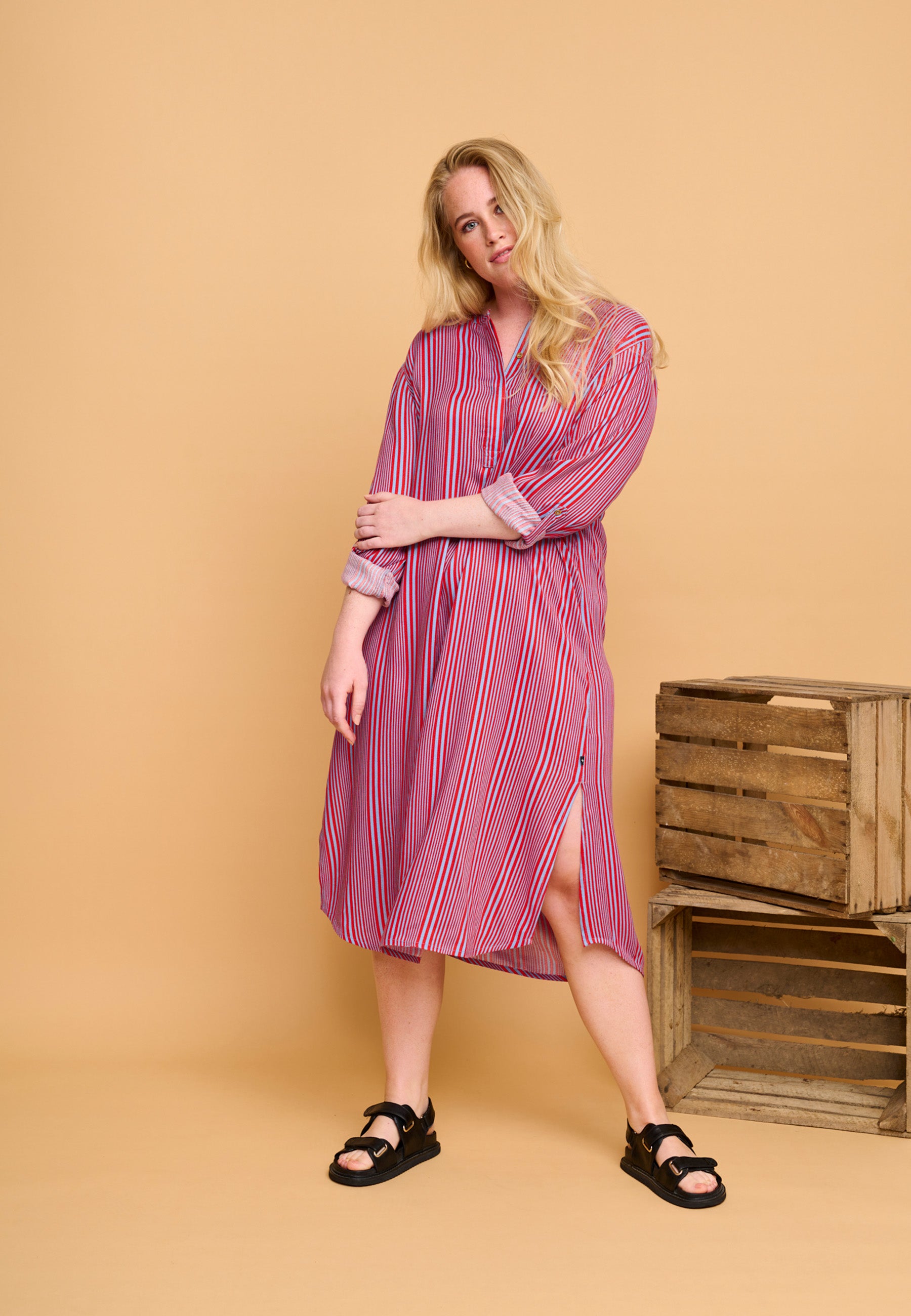 Adia ADLilia Kjoler 4701 Faded Blue