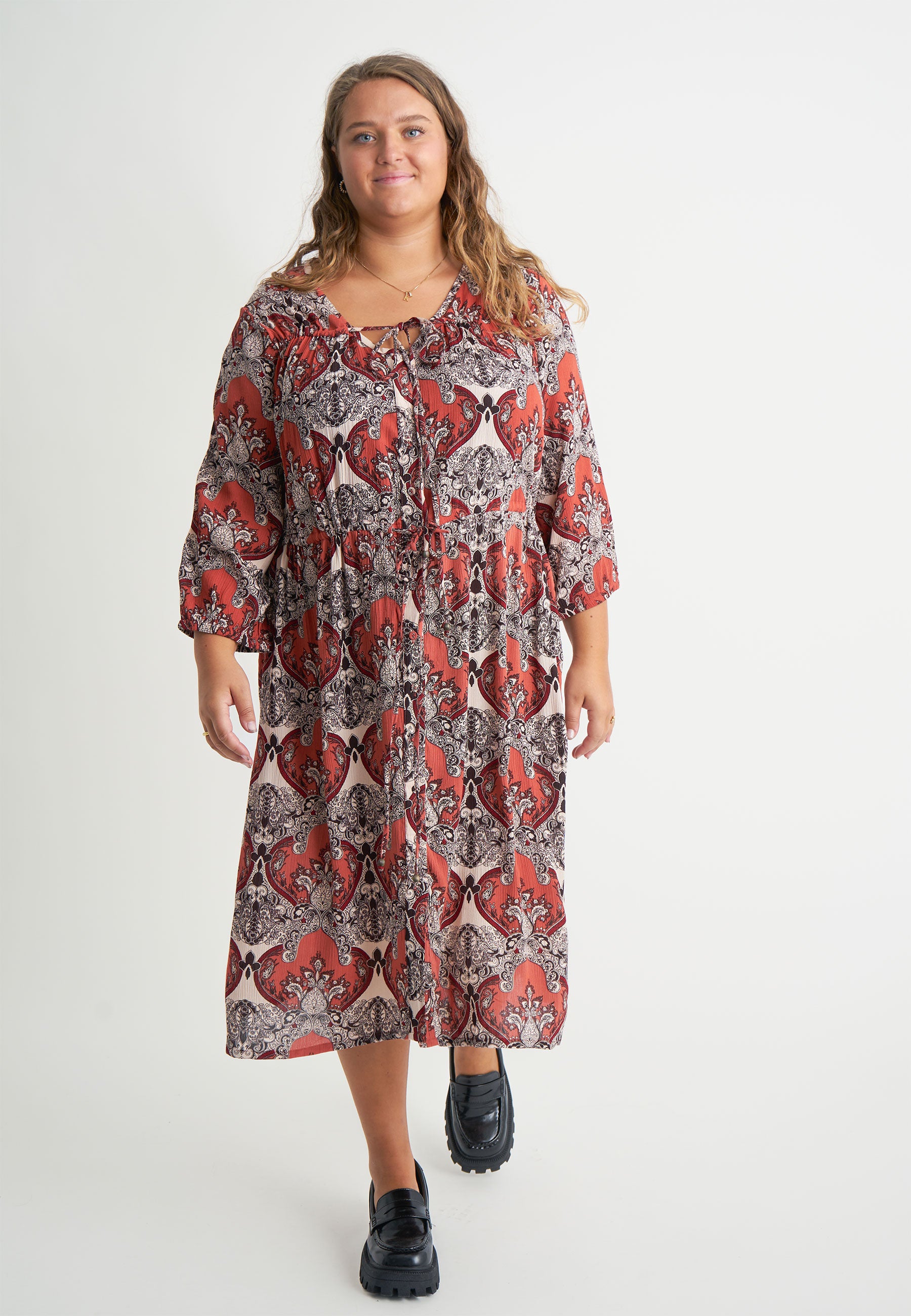 Adia ADLinda Kjoler 3372 Burnt Orange