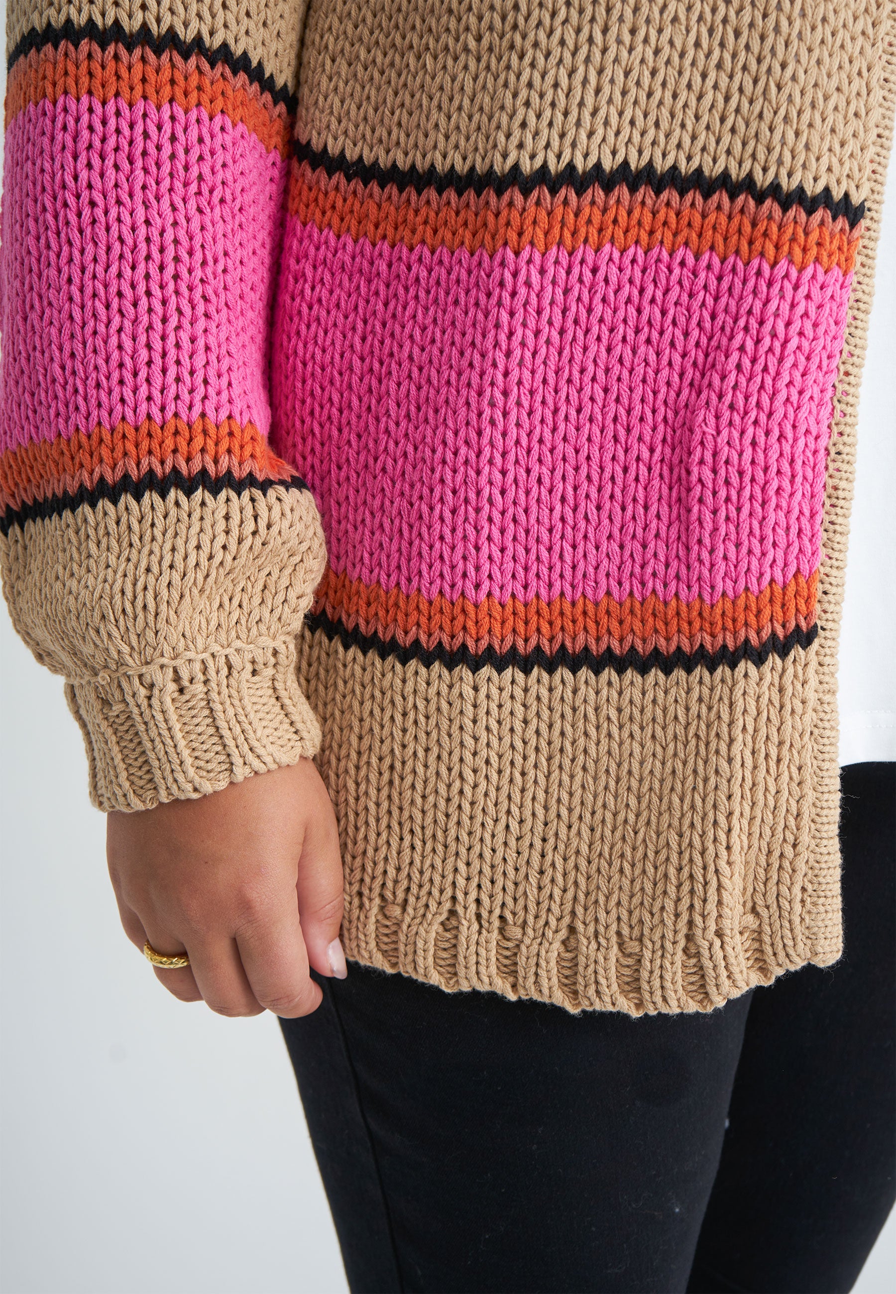 Adia ADLitzy Knit Cardigan 3537 Ibis Rose