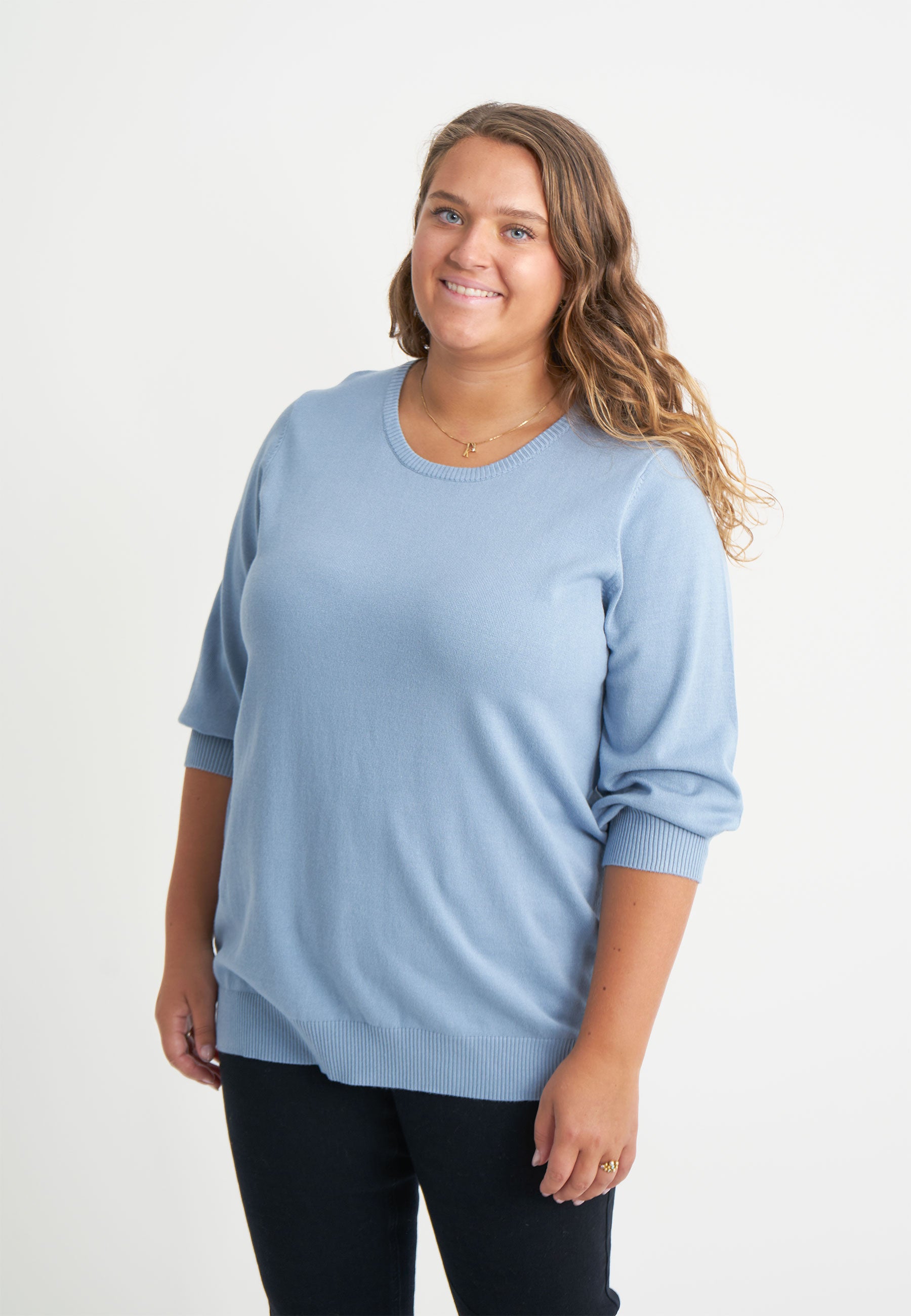 Adia ADLolla Knit Pullover 4701 Faded Blue
