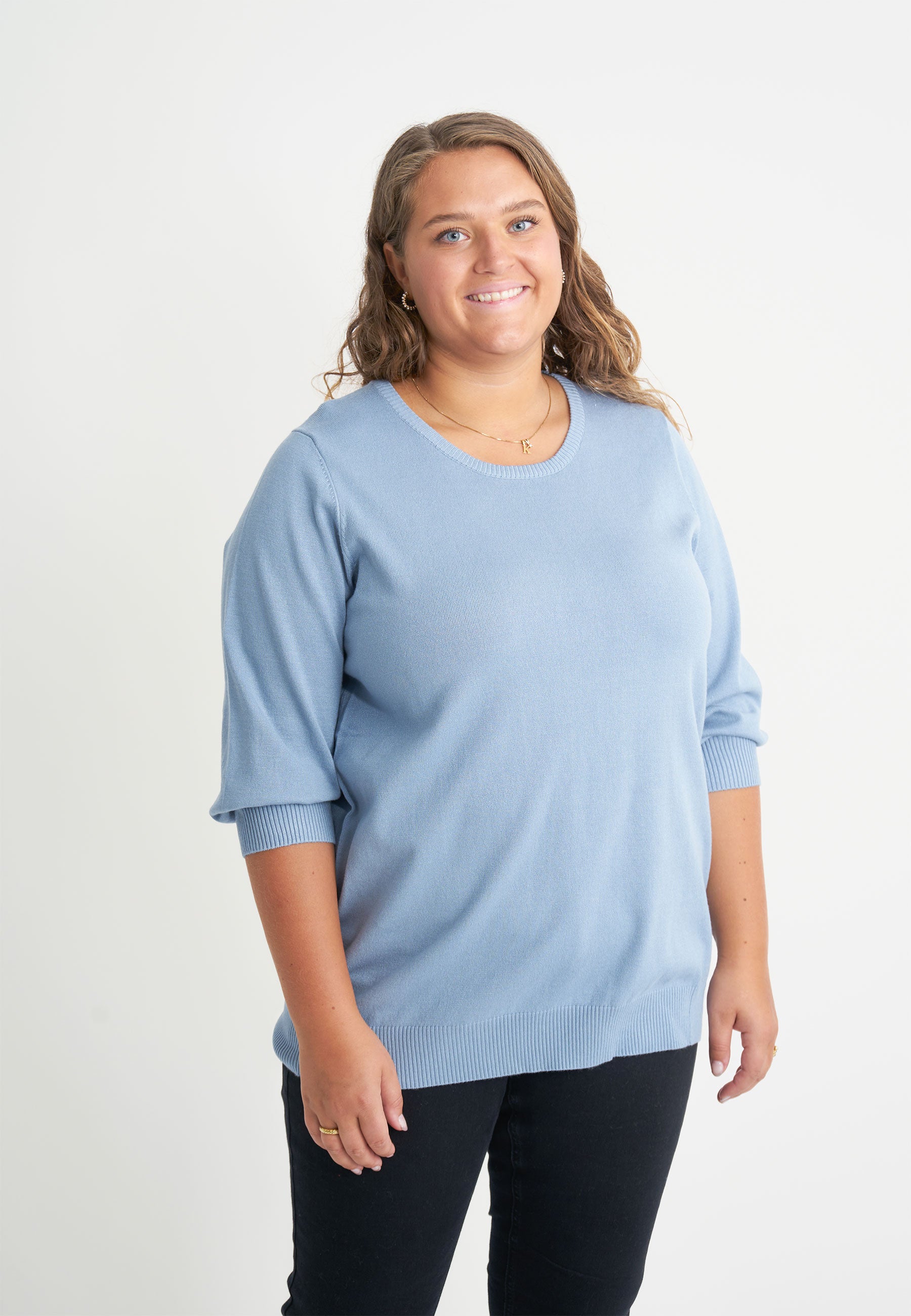 Adia ADLolla Knit Pullover 4701 Faded Blue