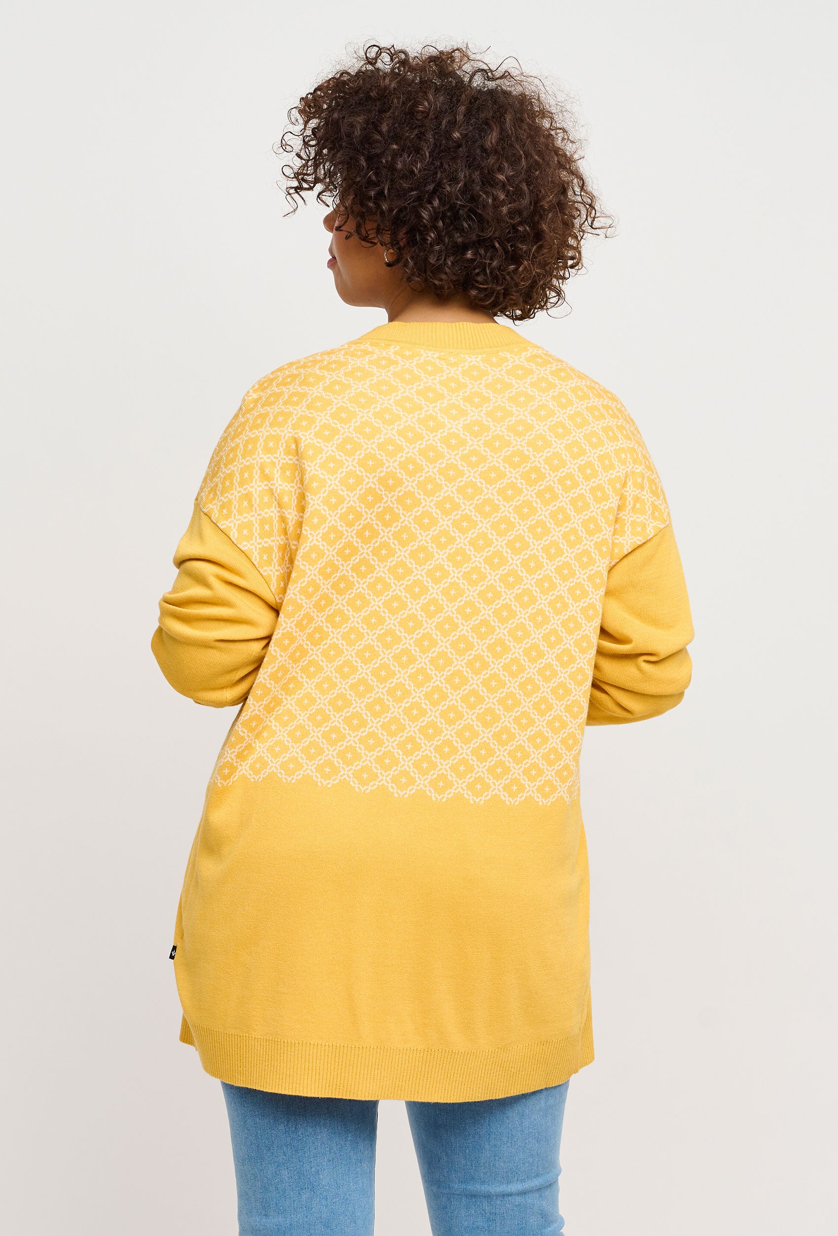 Adia ADLorra Cardigan 2050 Yoke Yellow