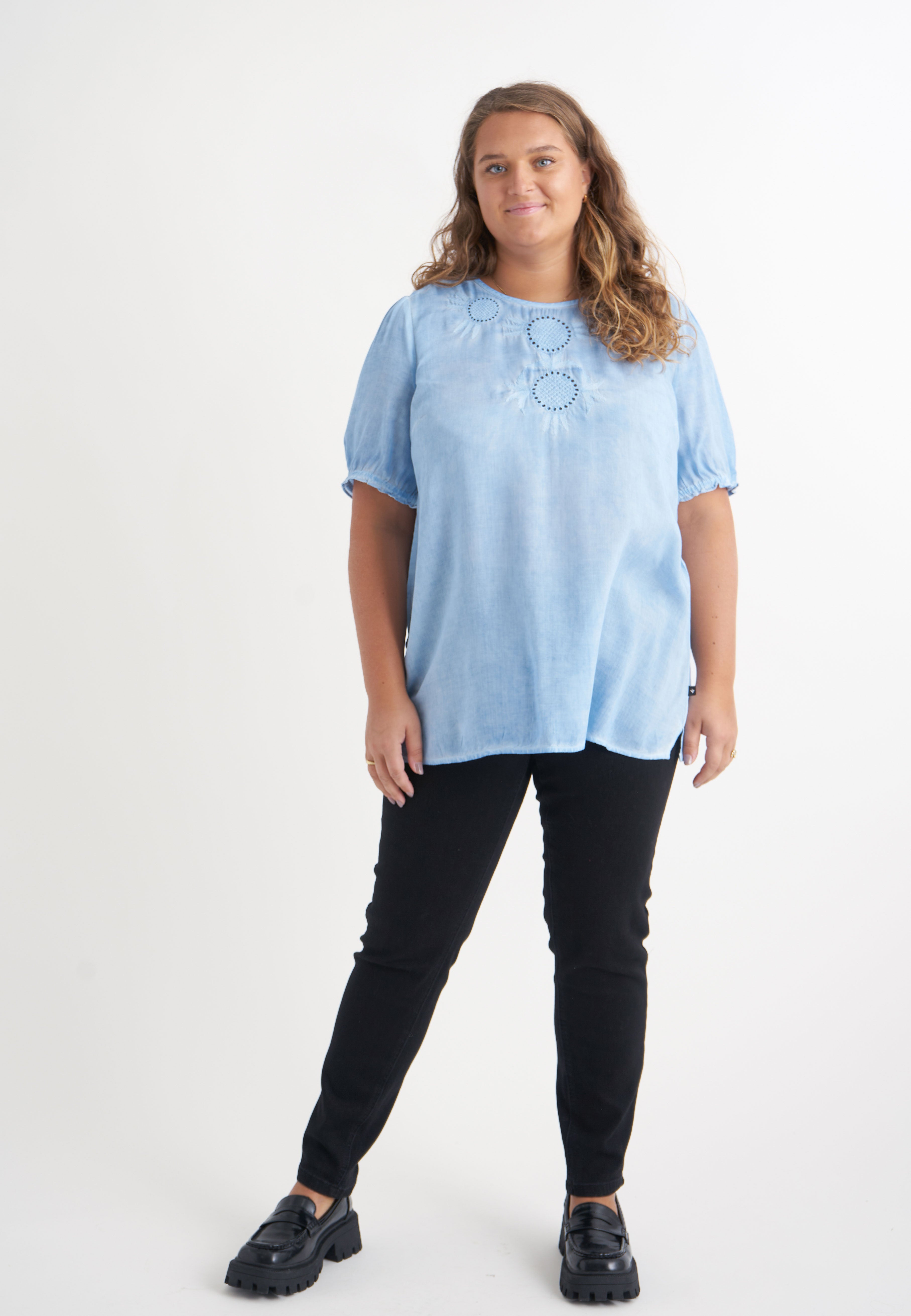 Adia ADLuann Bluser 4712 Angel Blue